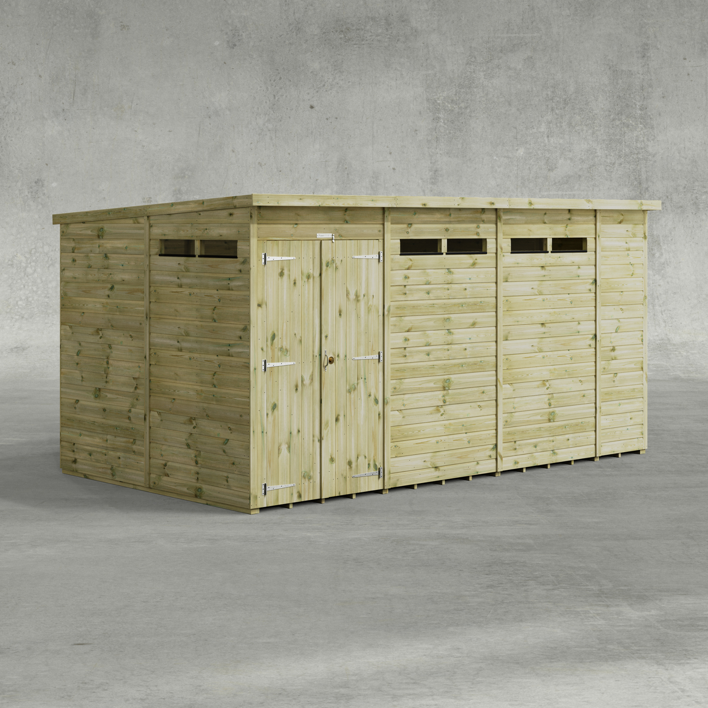 Premium Pent Security Shed