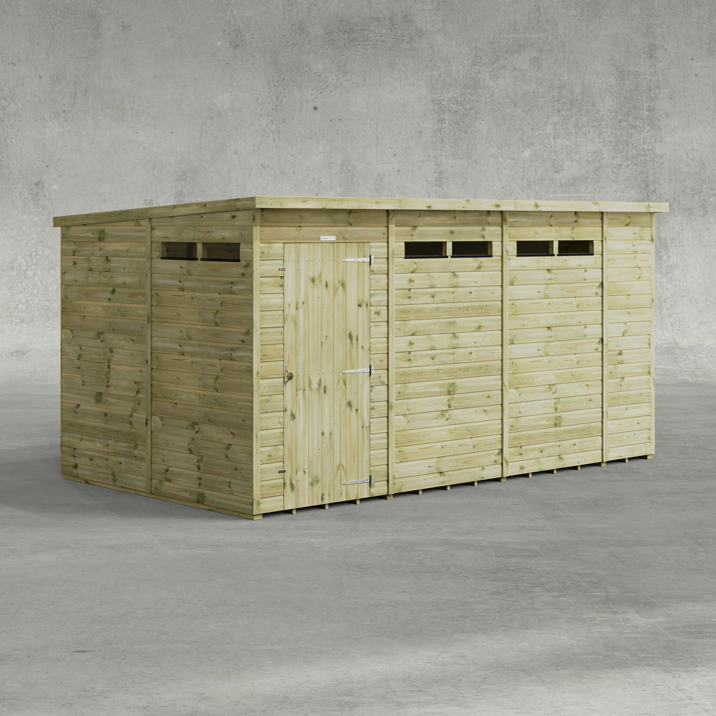 Premium Pent Security Shed