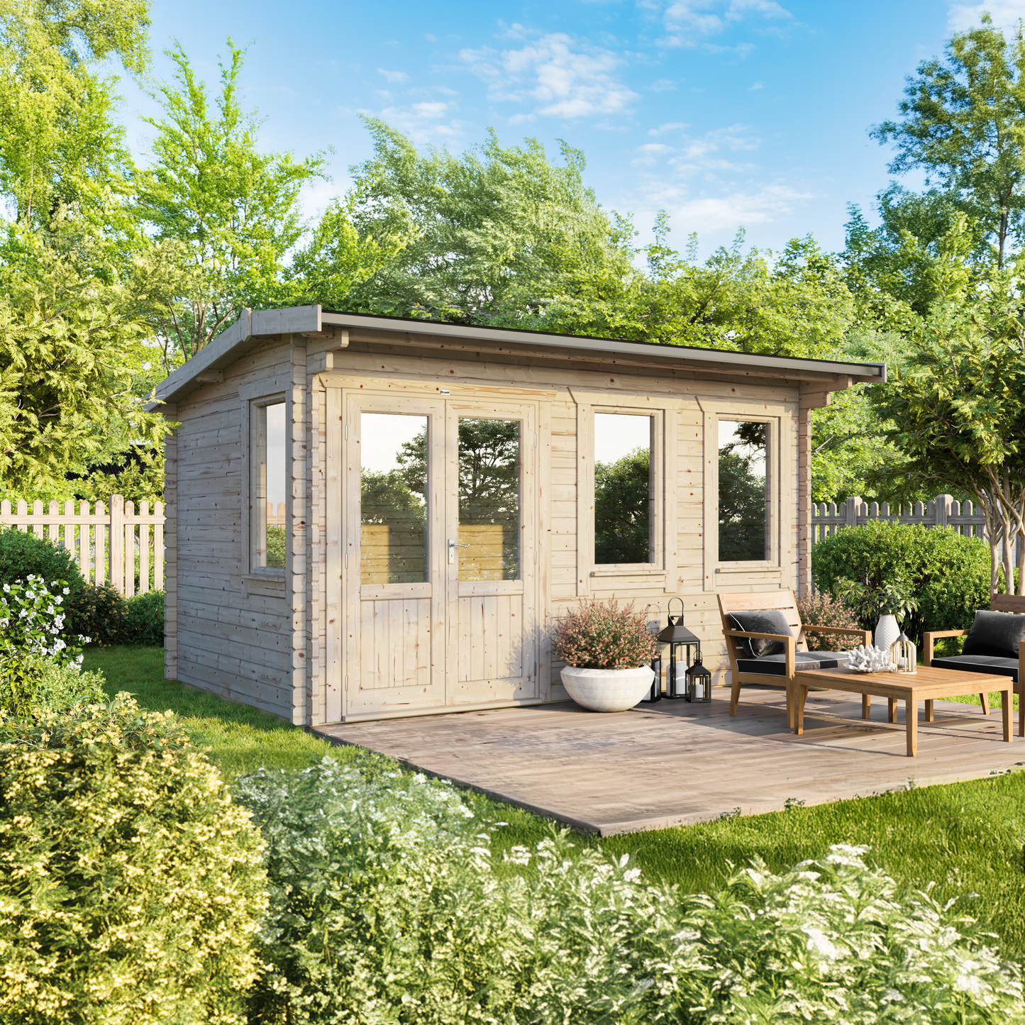 Apex Classic Log Cabin - 44mm