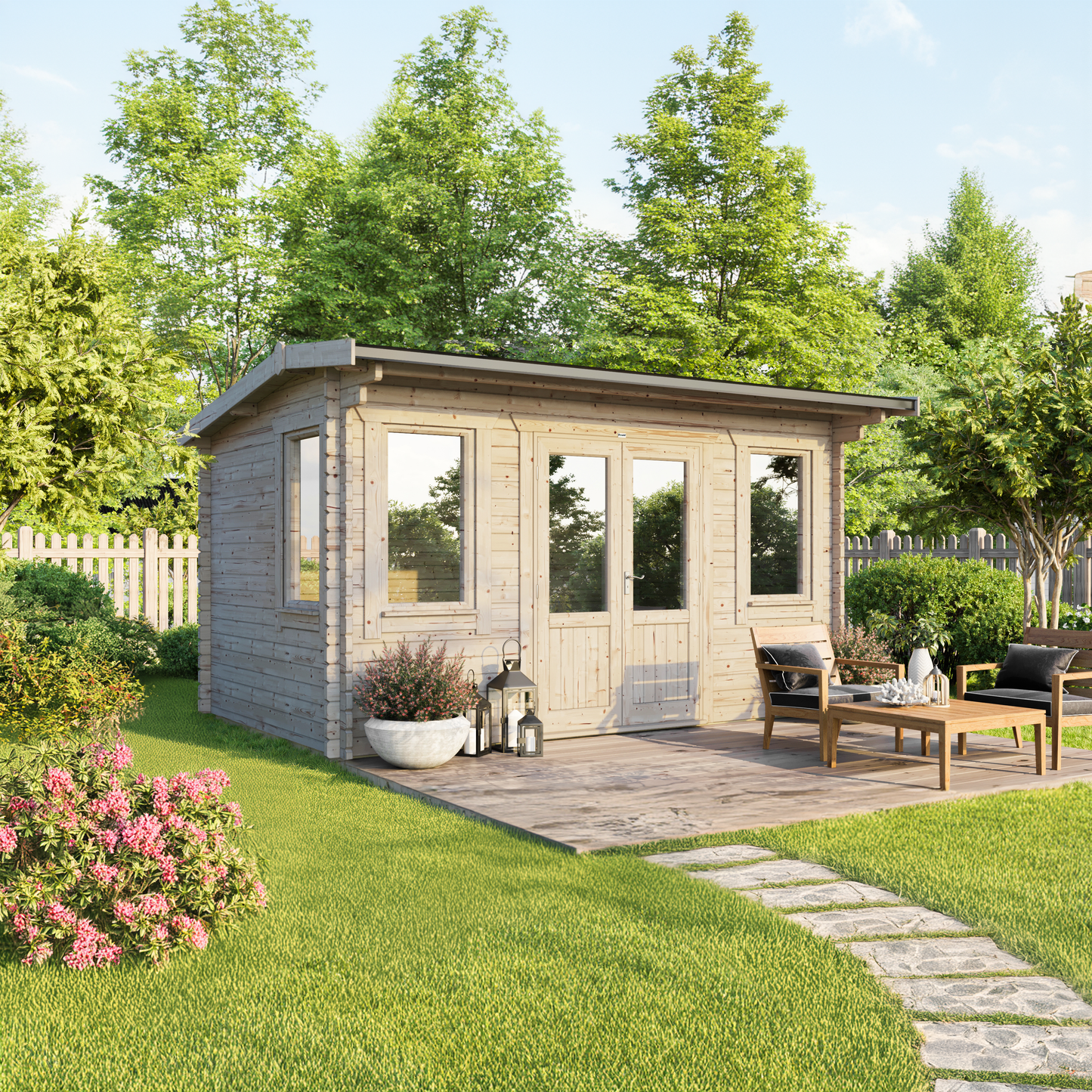 Apex Classic Log Cabin - 44mm