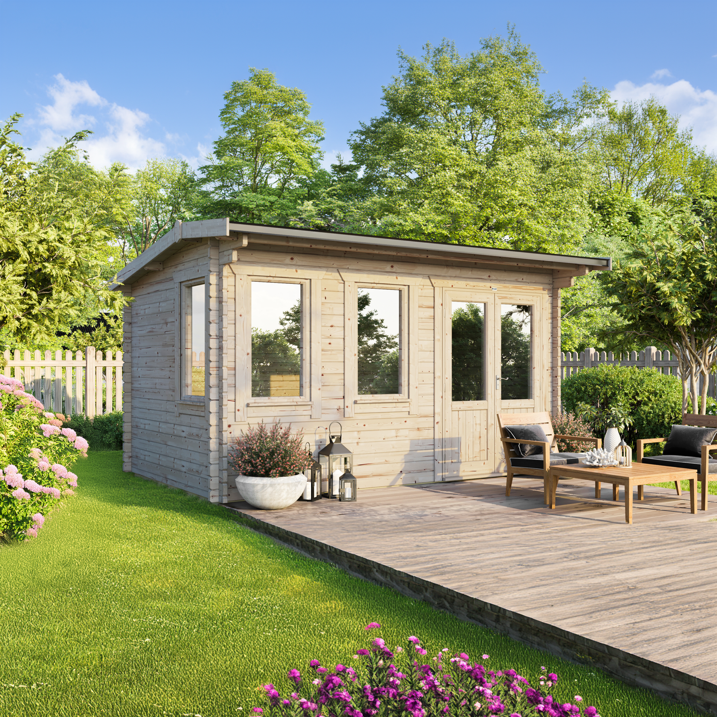 Apex Classic Log Cabin - 44mm