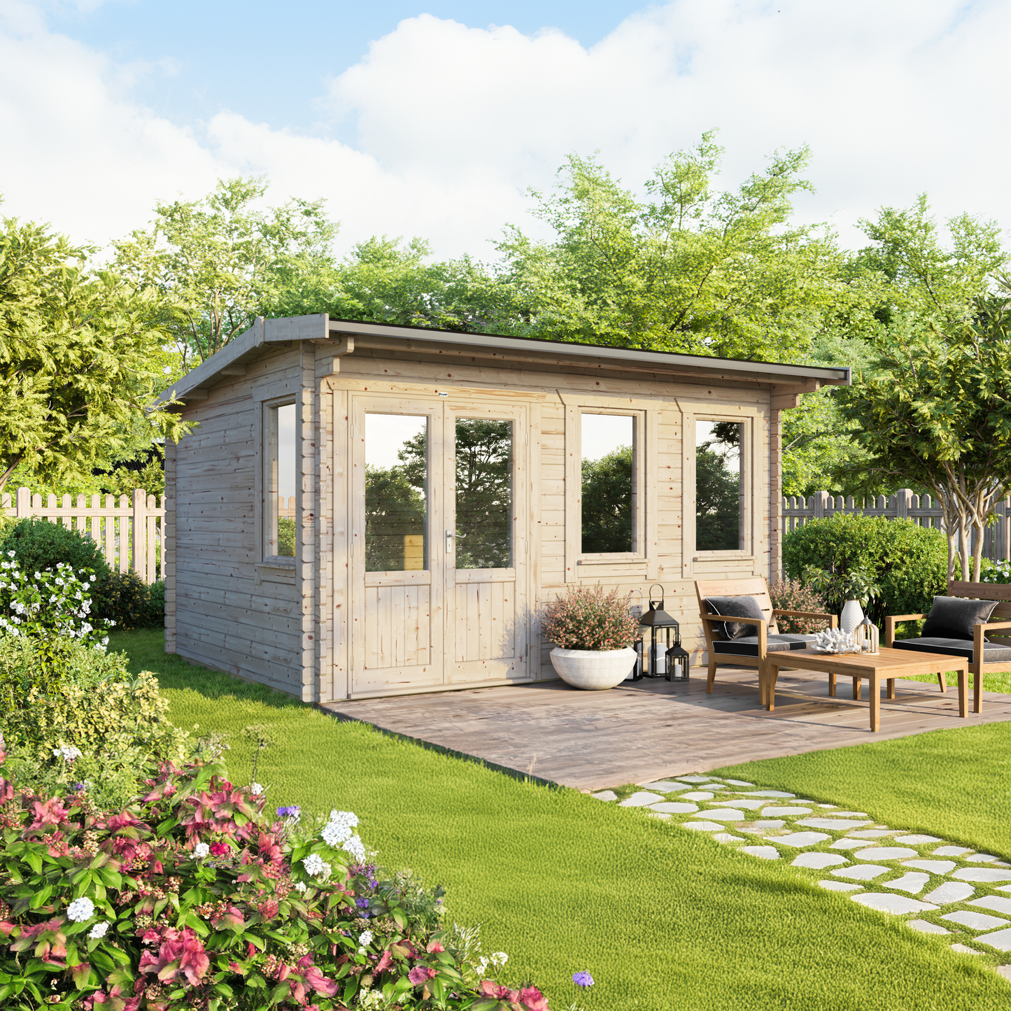 Apex Classic Log Cabin - 44mm
