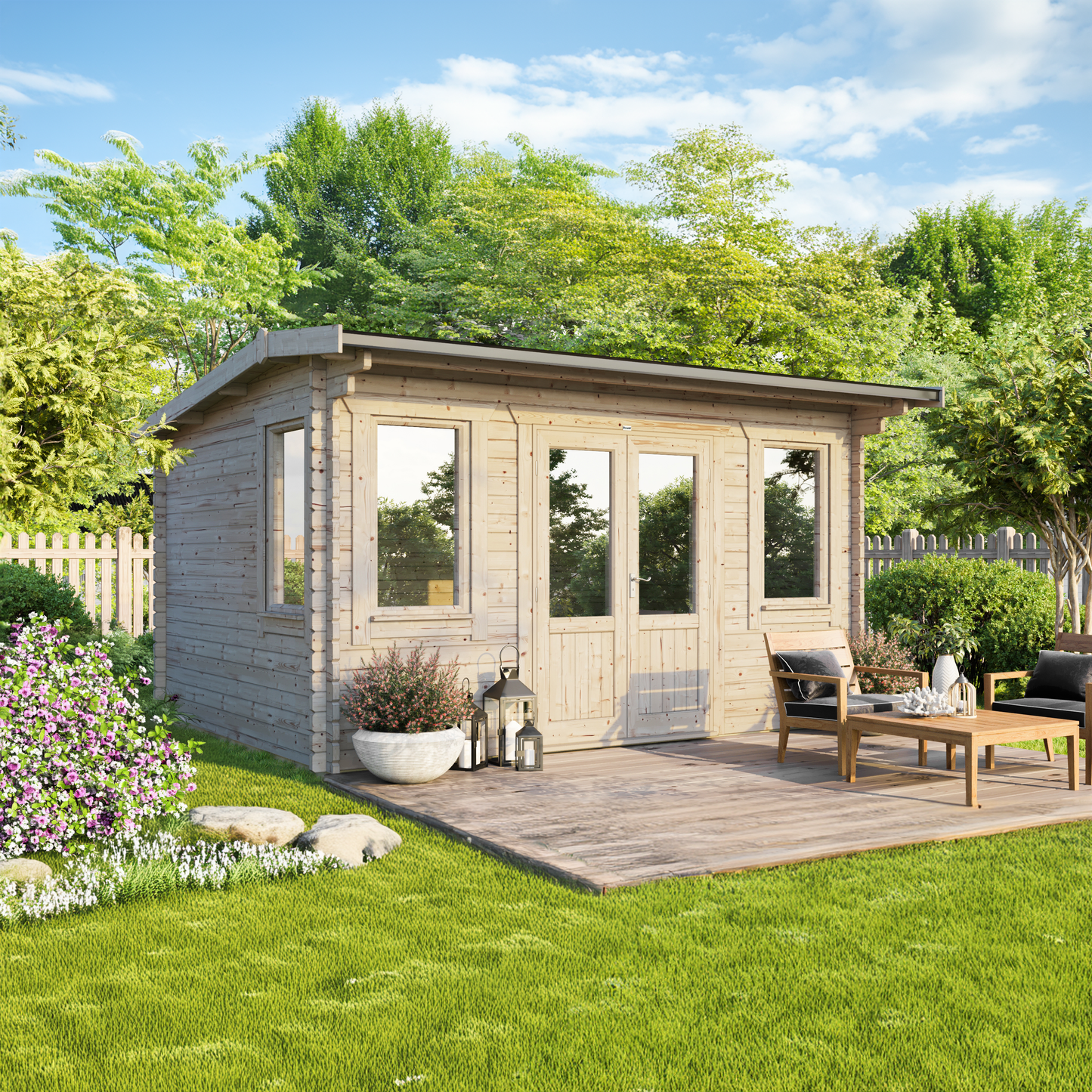 Apex Classic Log Cabin - 44mm