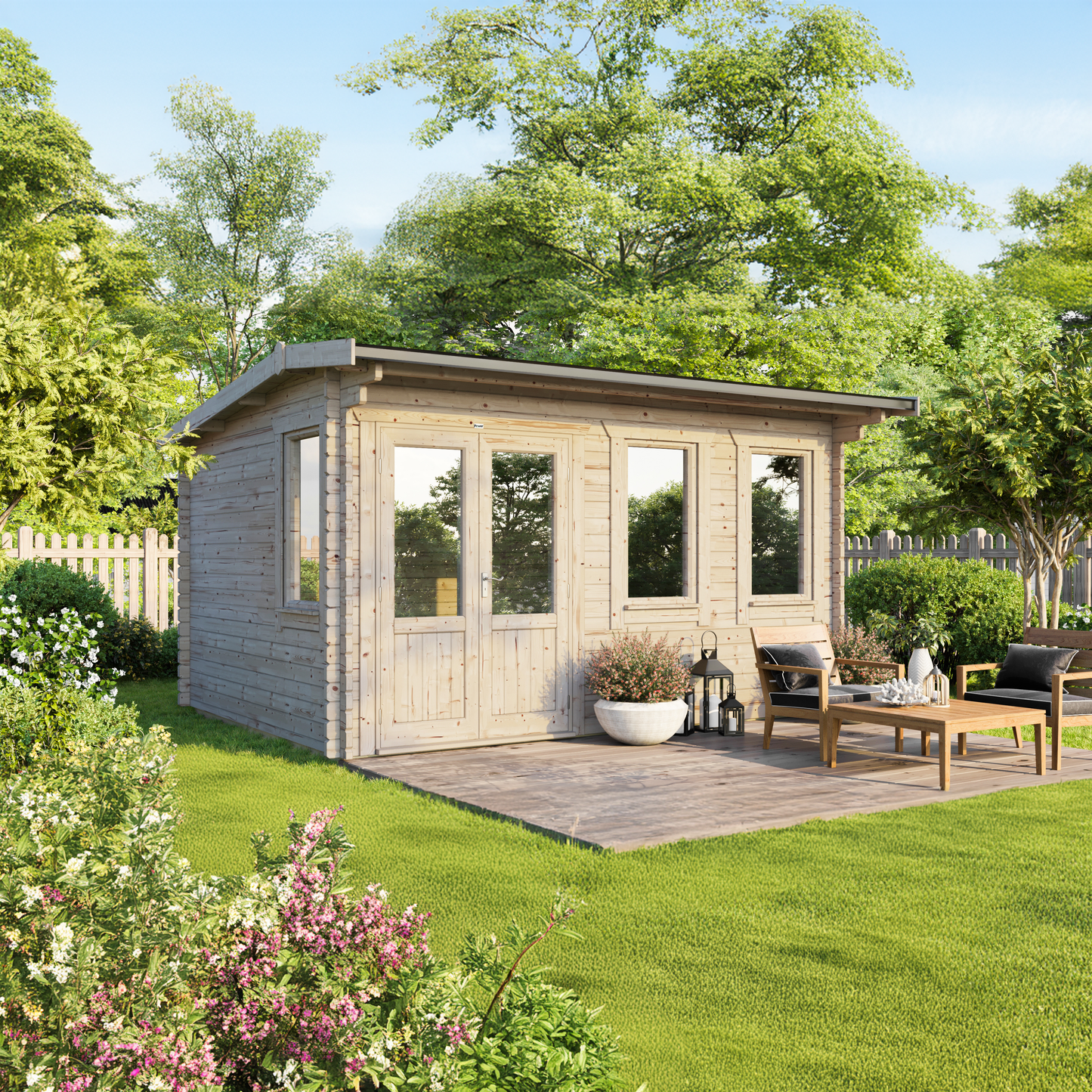 Apex Classic Log Cabin - 44mm