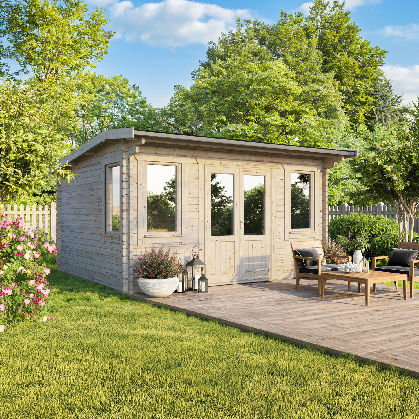 Apex Classic Log Cabin - 44mm
