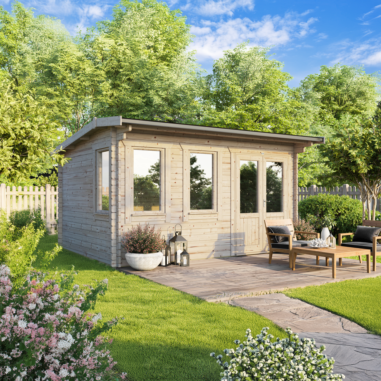 Apex Classic Log Cabin - 44mm