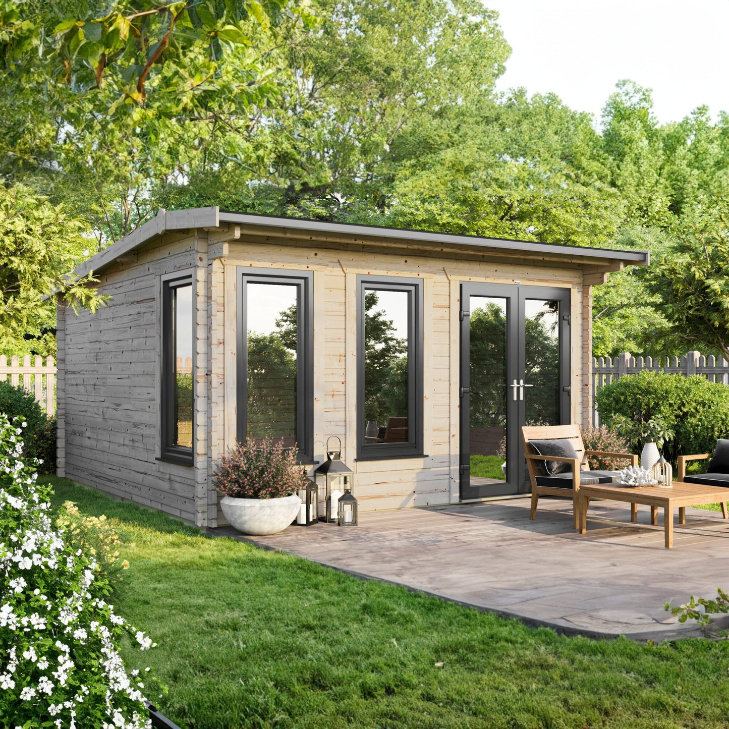Apex Log Cabin - 44mm