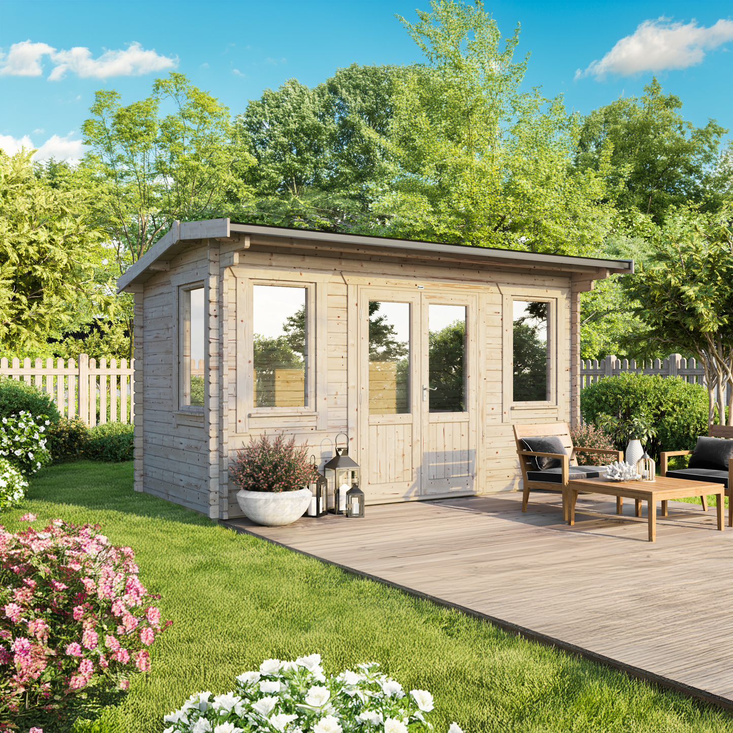 Apex Classic Log Cabin - 44mm