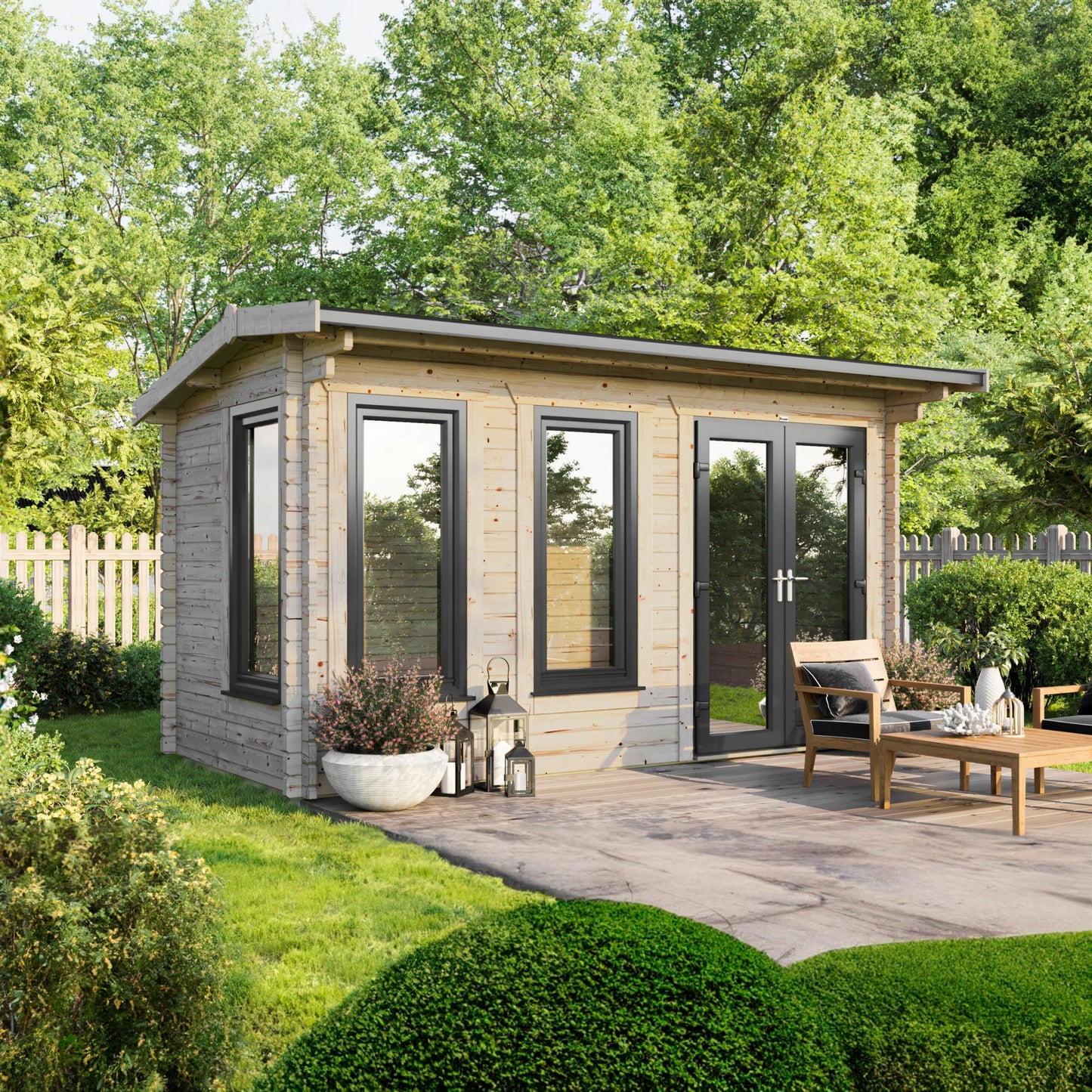 Apex Log Cabin - 44mm