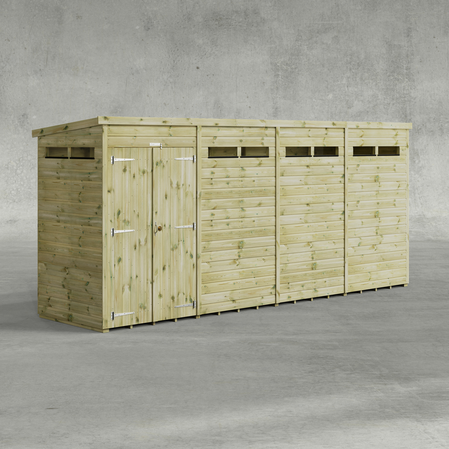 Premium Pent Security Shed
