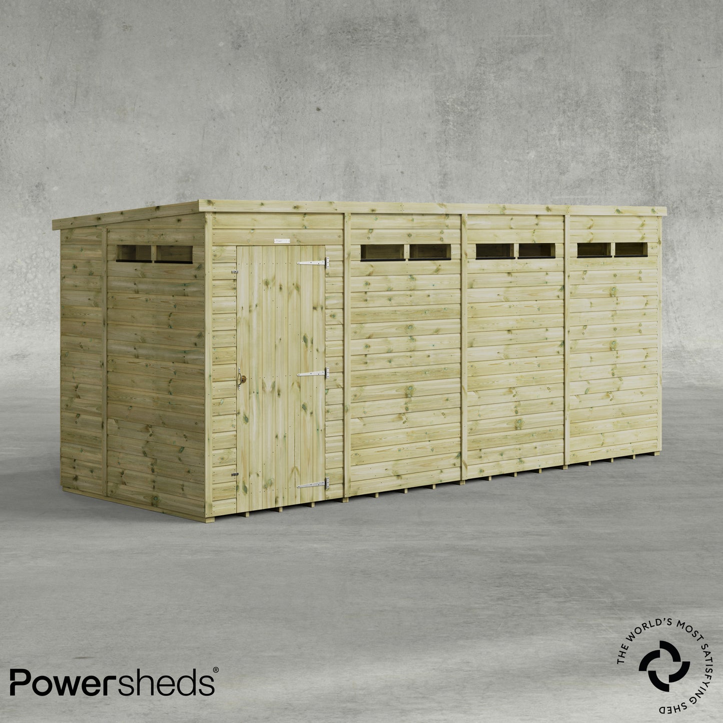 Premium Pent Security Shed