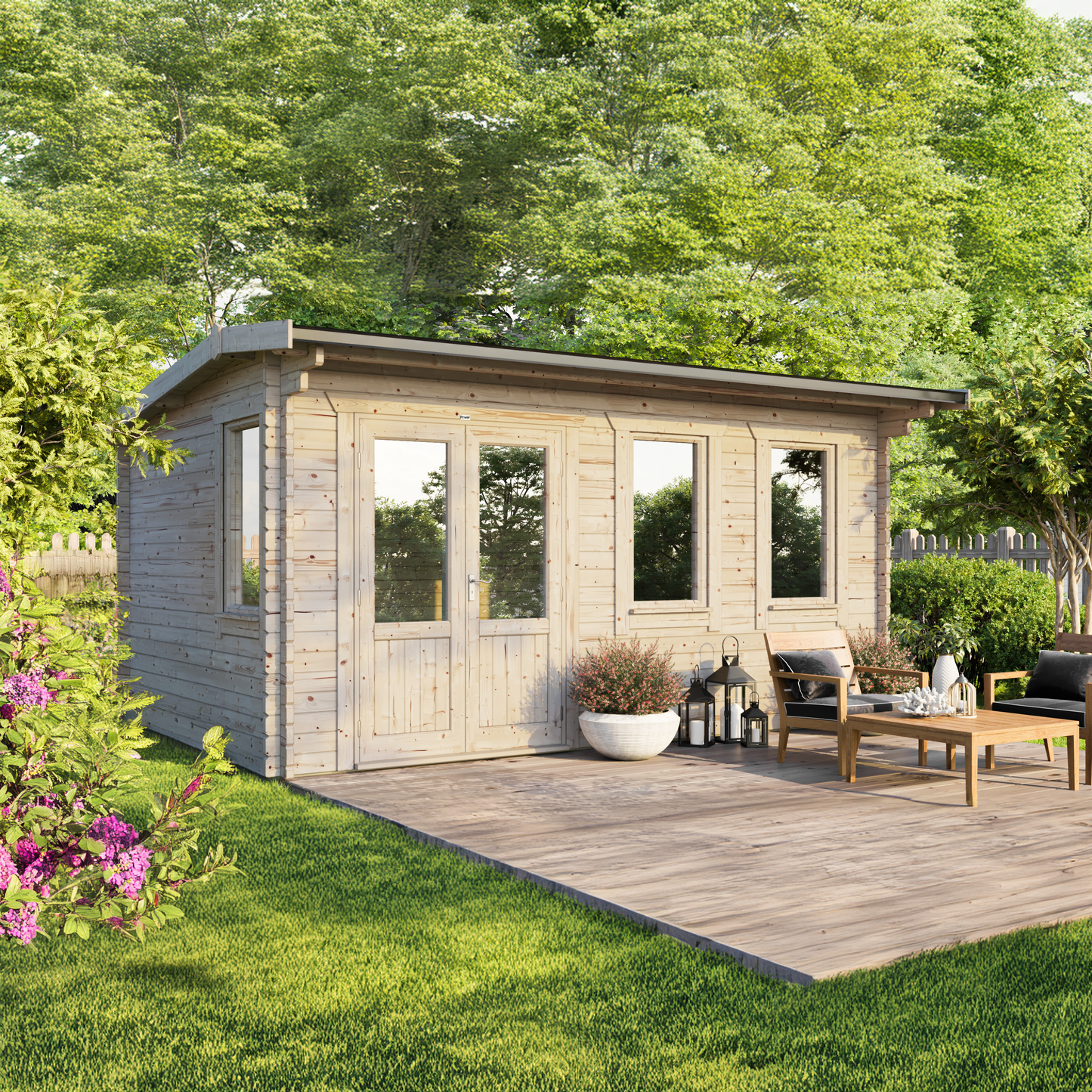 Apex Classic Log Cabin - 44mm