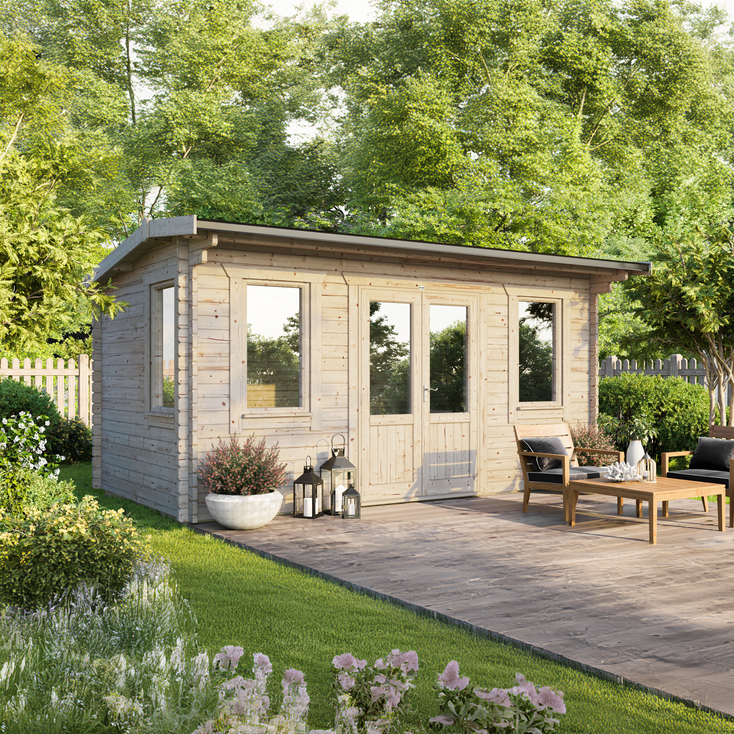 Apex Classic Log Cabin - 44mm