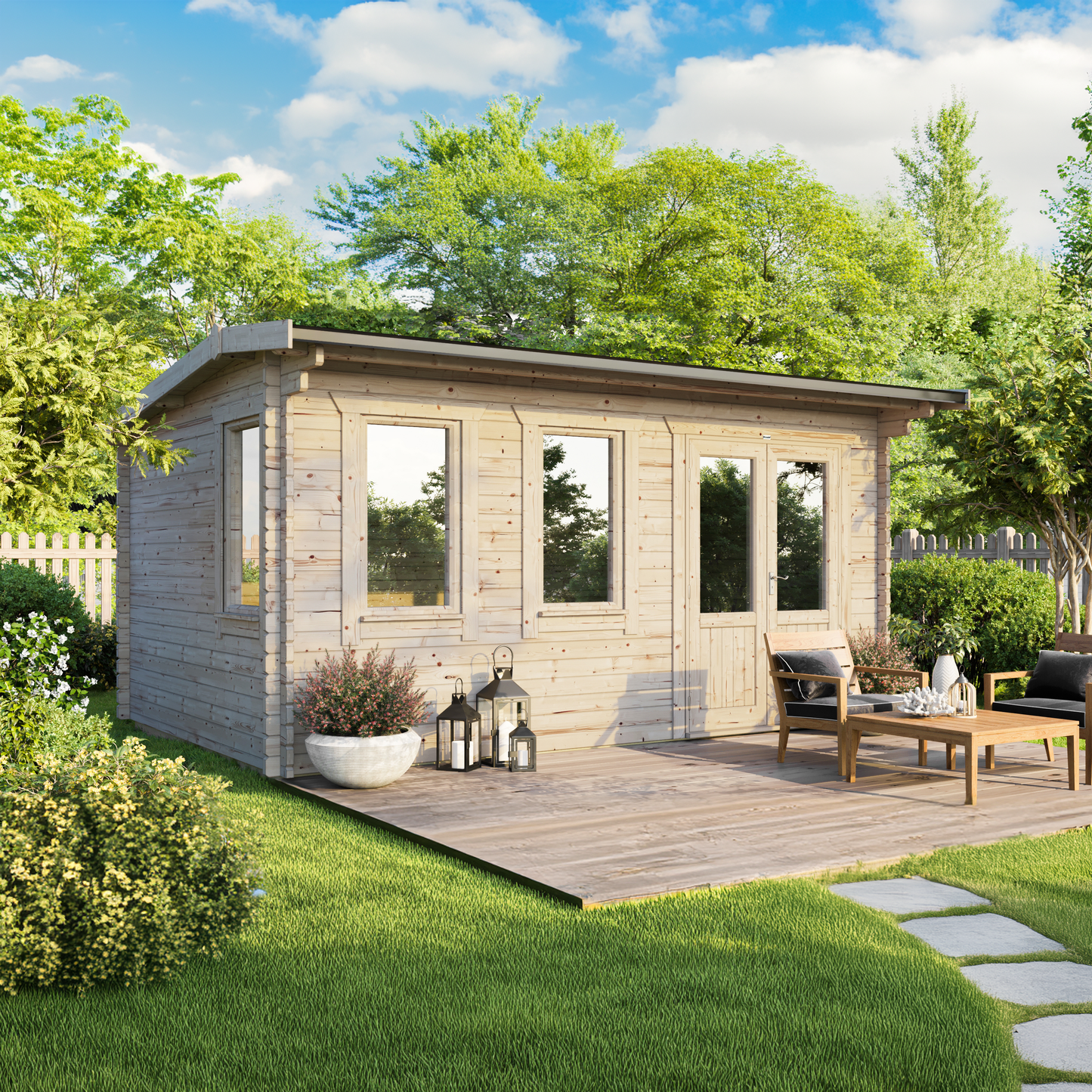 Apex Classic Log Cabin - 44mm