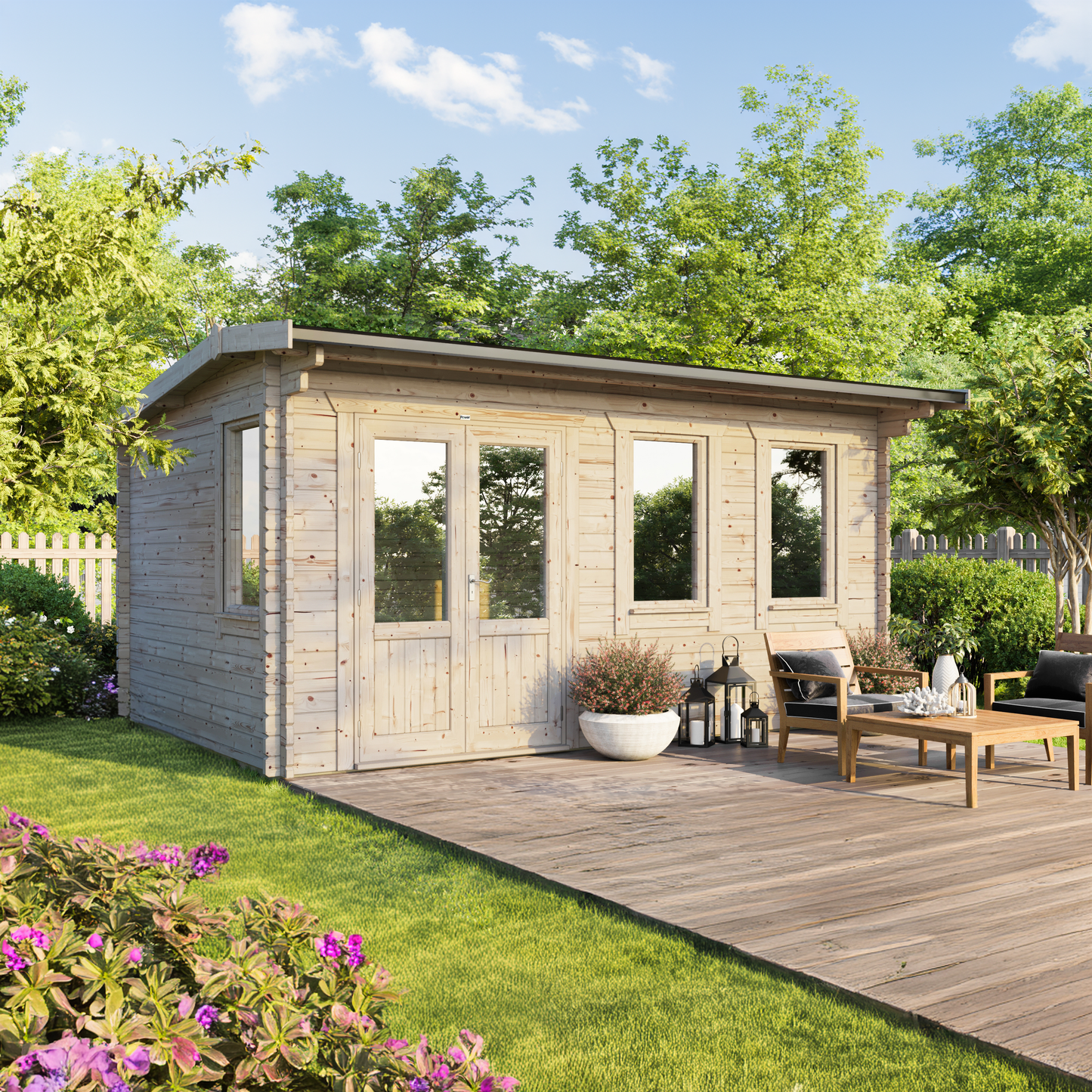 Apex Classic Log Cabin - 44mm