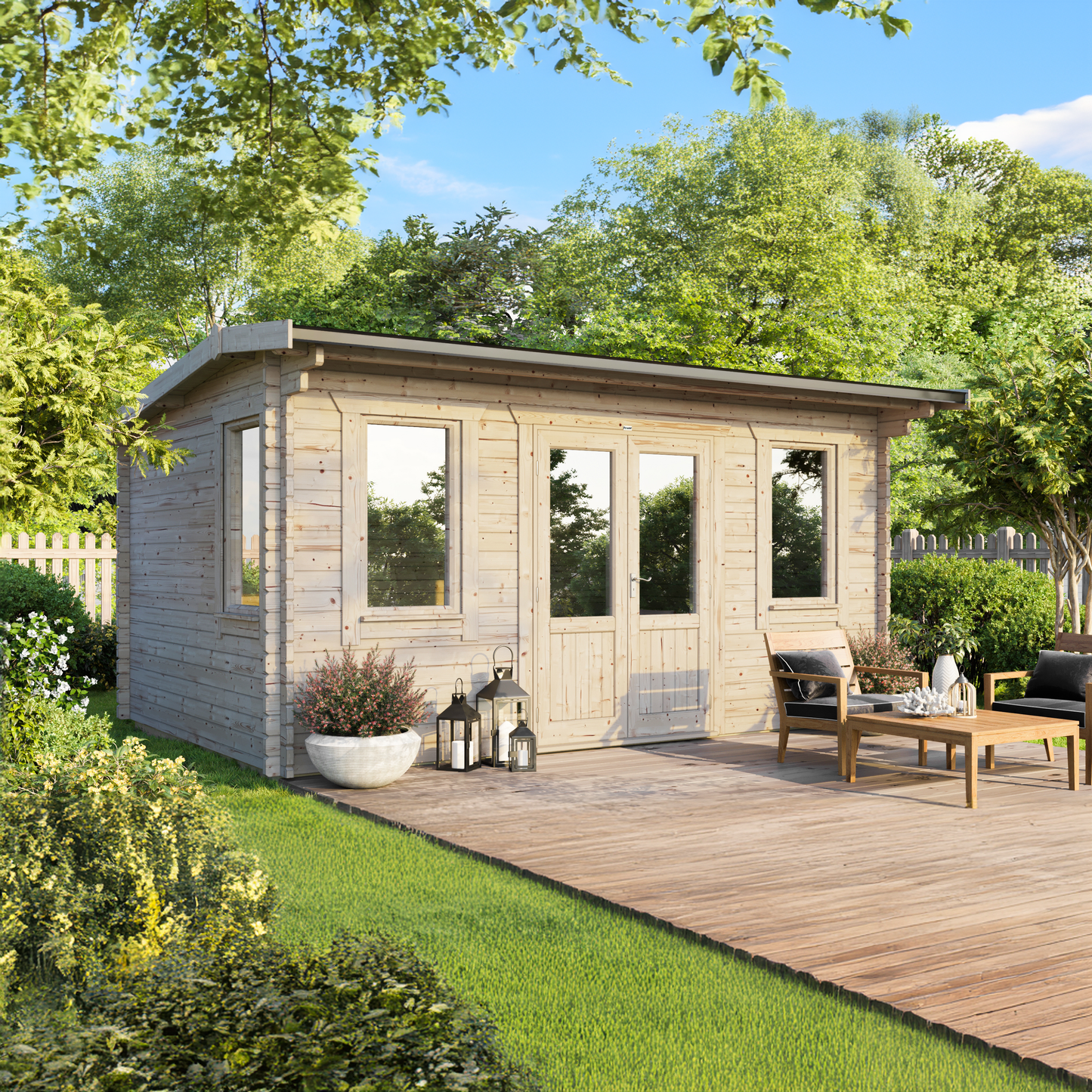 Apex Classic Log Cabin - 44mm