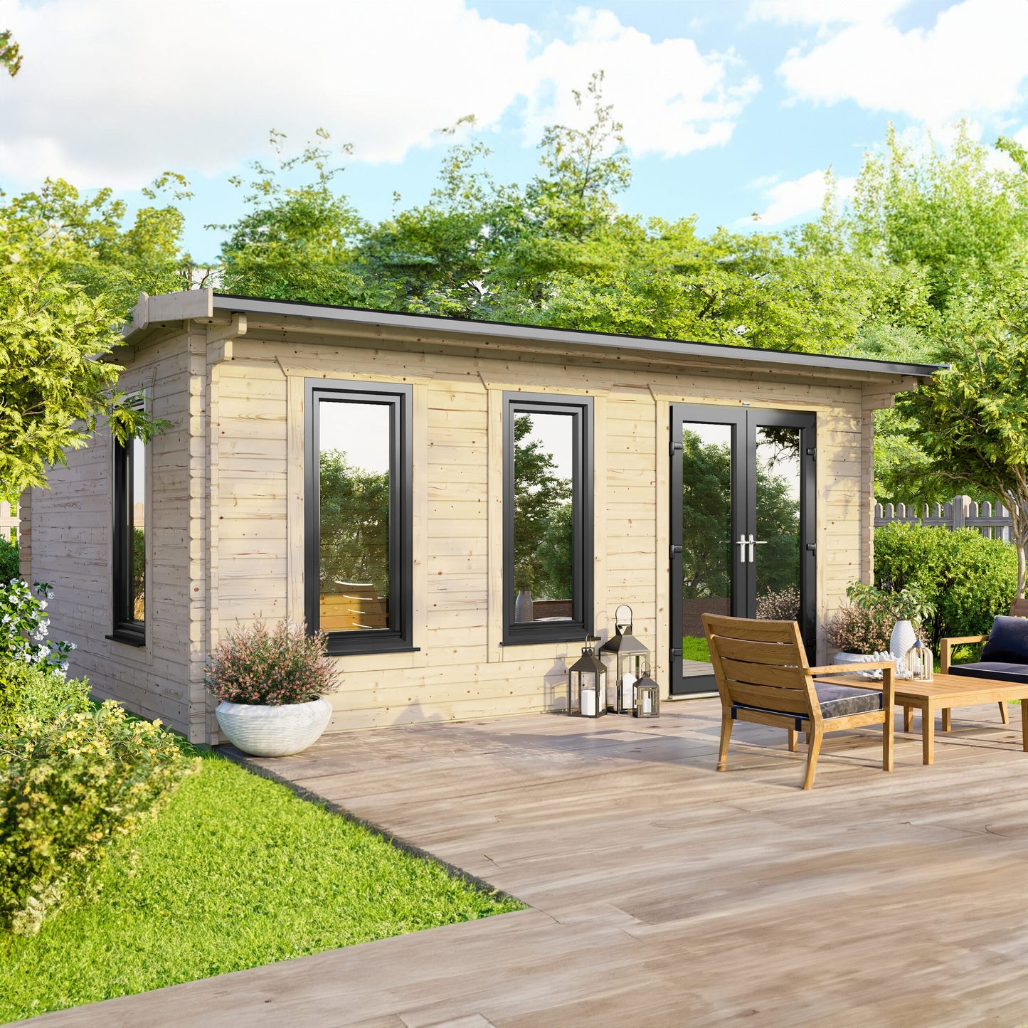 Apex Log Cabin - 44mm