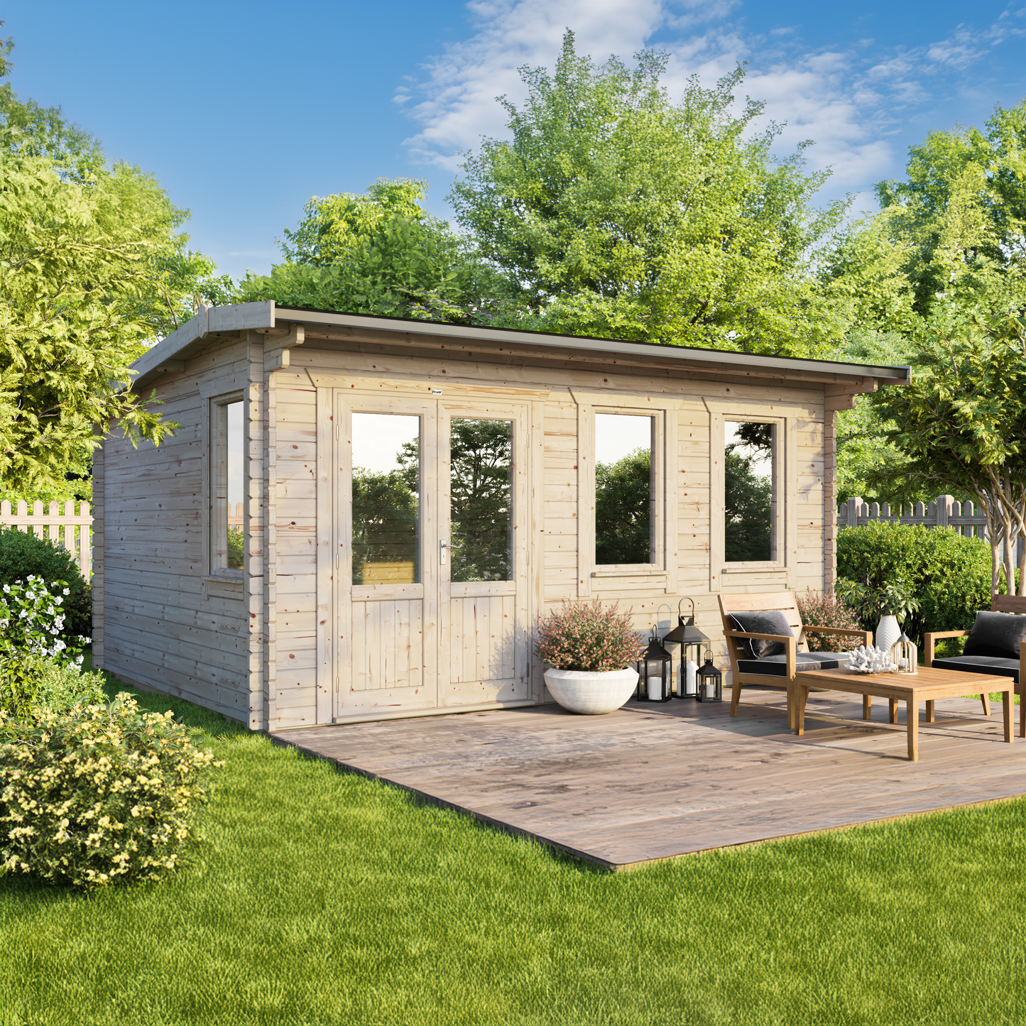Apex Classic Log Cabin - 44mm