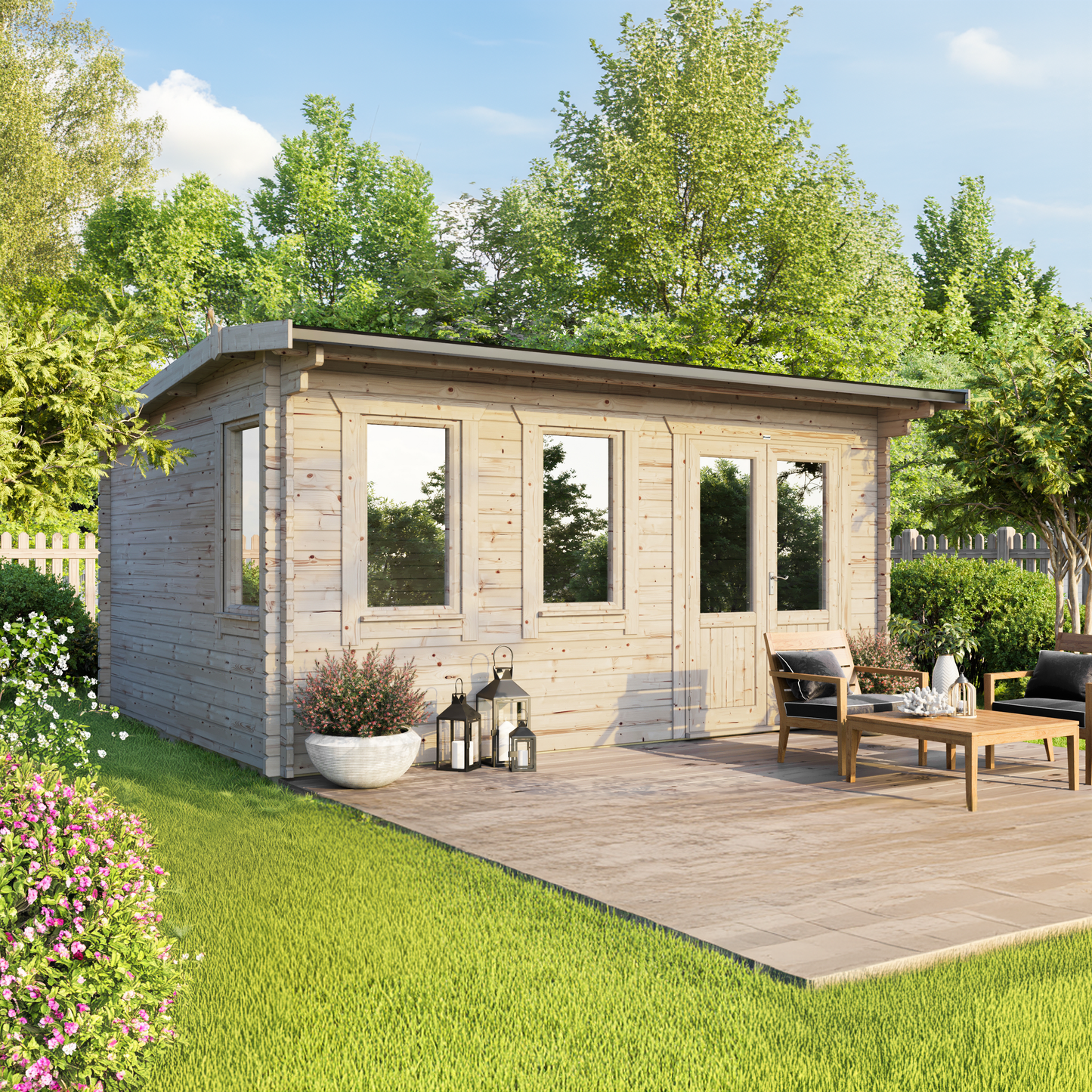 Apex Classic Log Cabin - 44mm