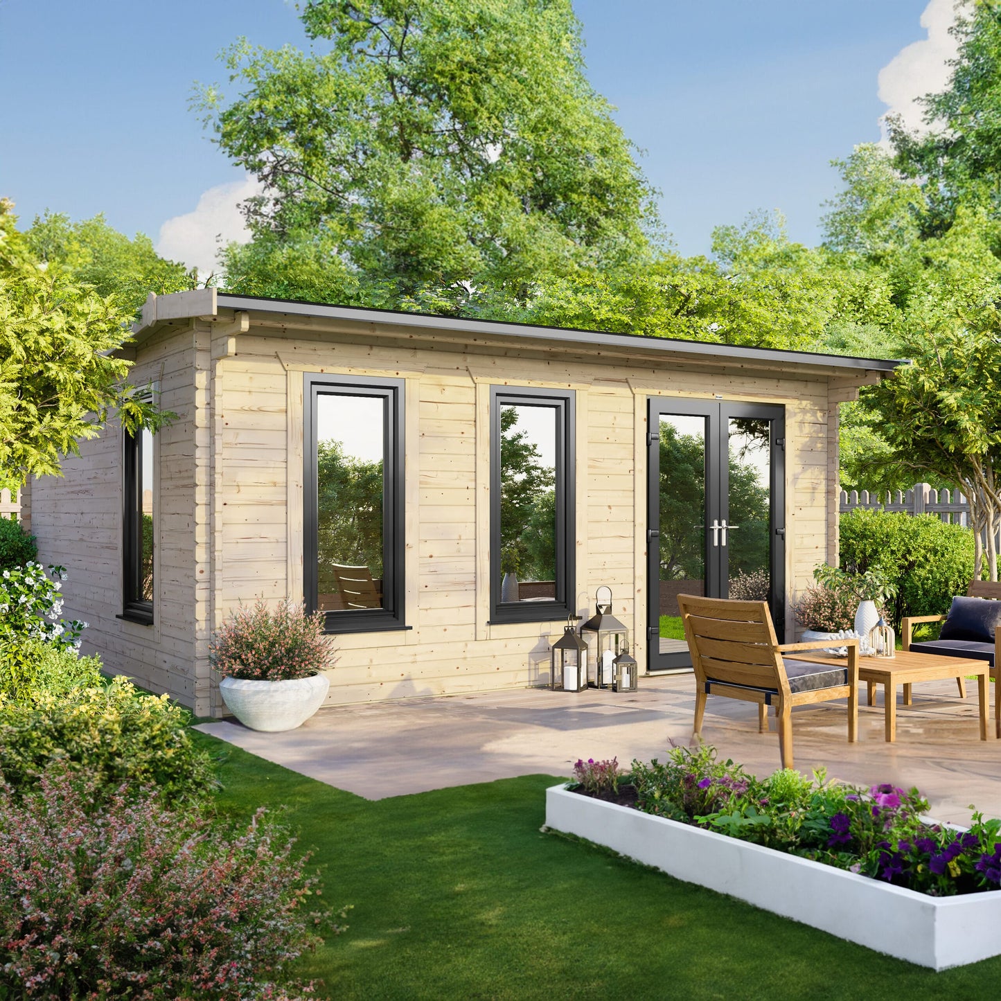 Apex Log Cabin - 44mm
