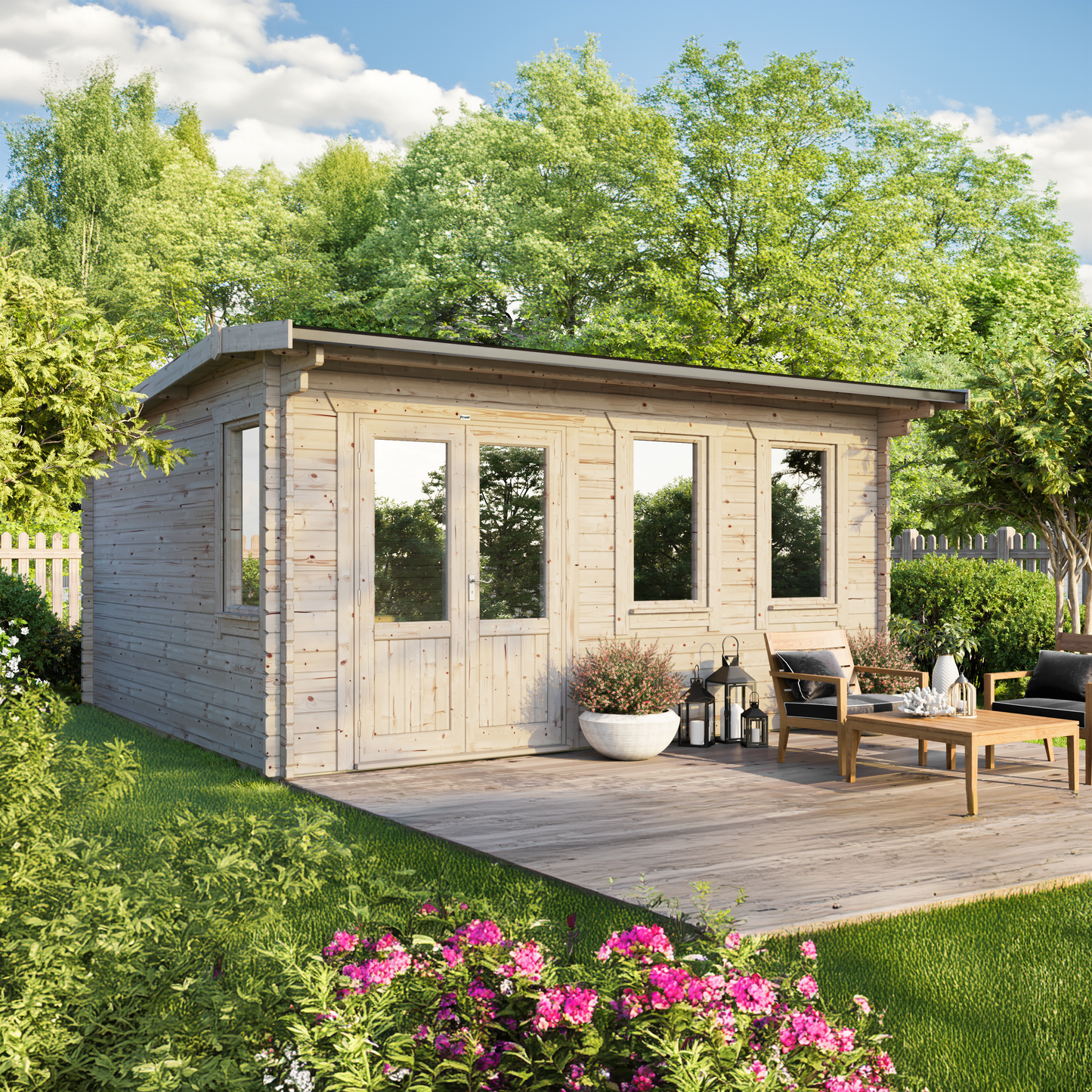 Apex Classic Log Cabin - 44mm