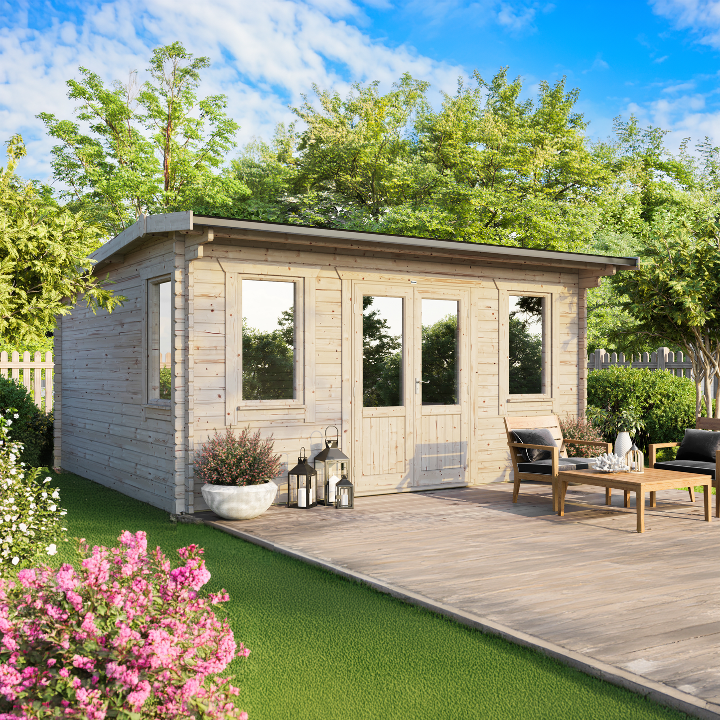 Apex Classic Log Cabin - 44mm