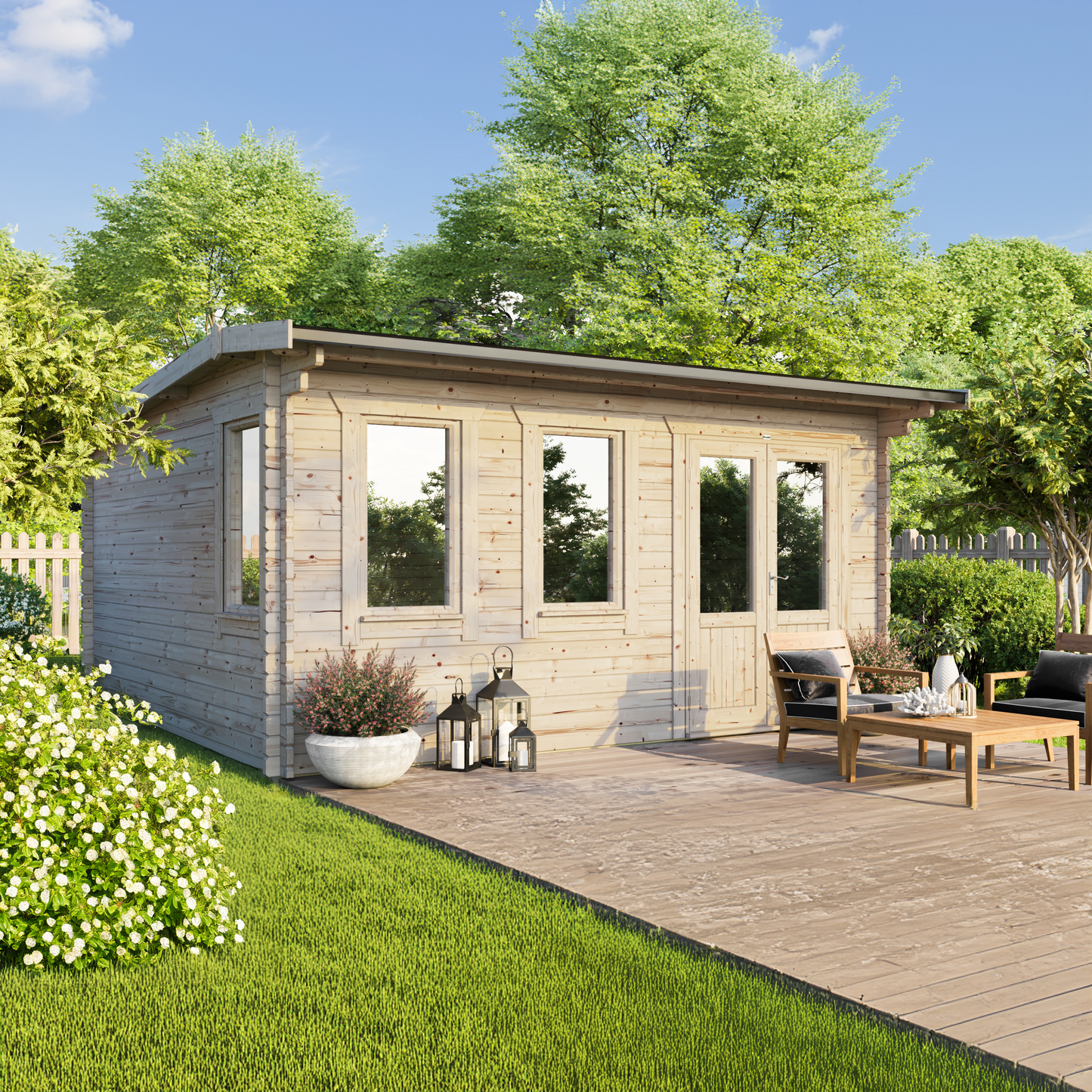 Apex Classic Log Cabin - 44mm