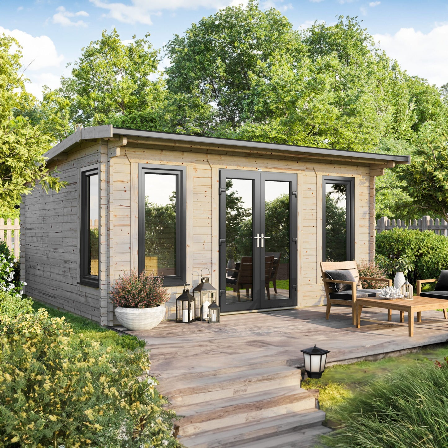 Apex Log Cabin - 44mm