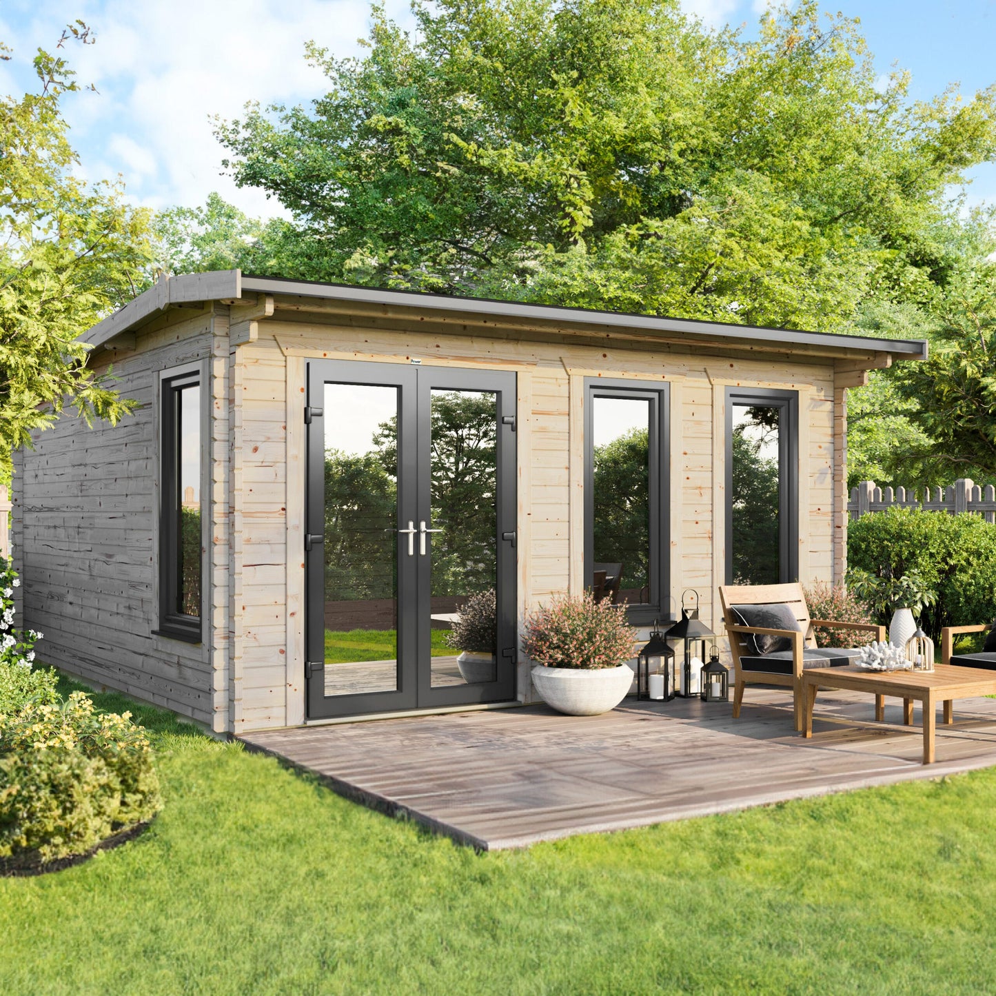 Apex Log Cabin - 44mm