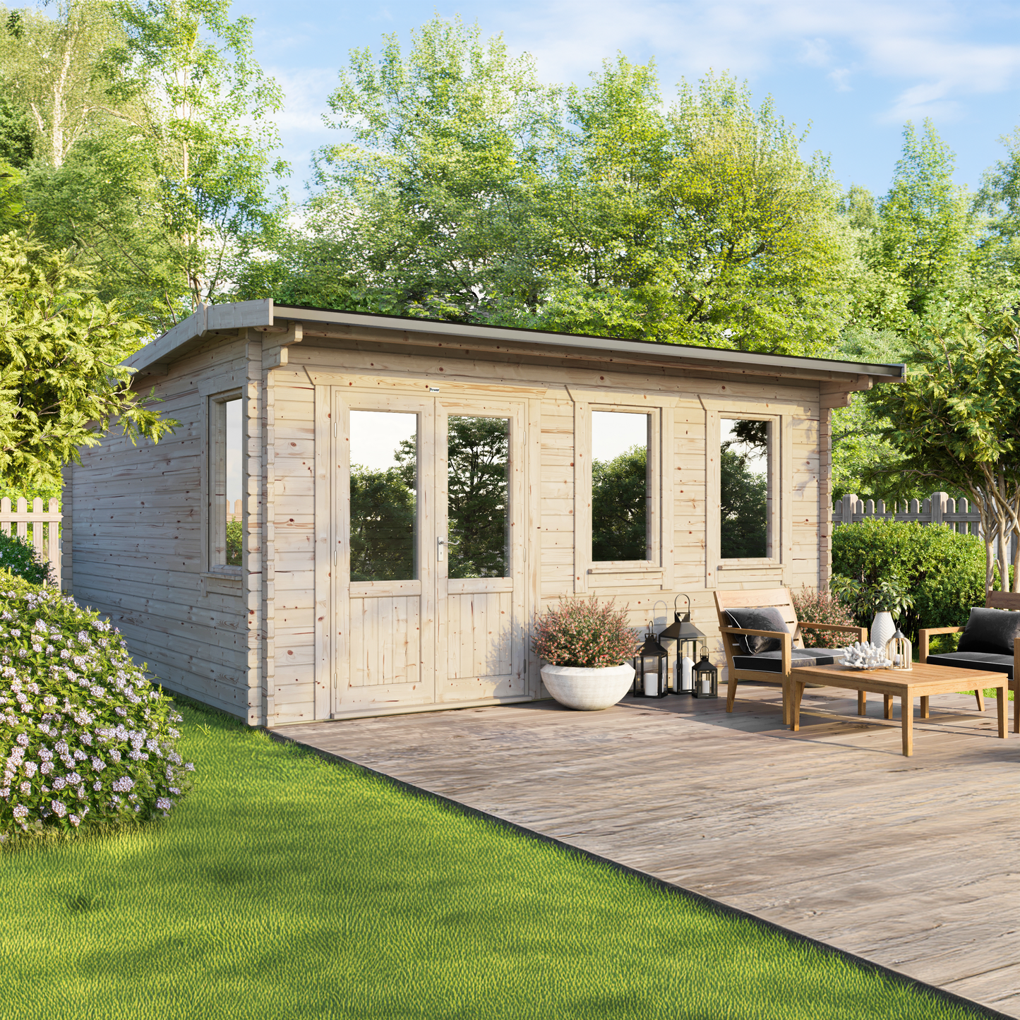 Apex Classic Log Cabin - 44mm