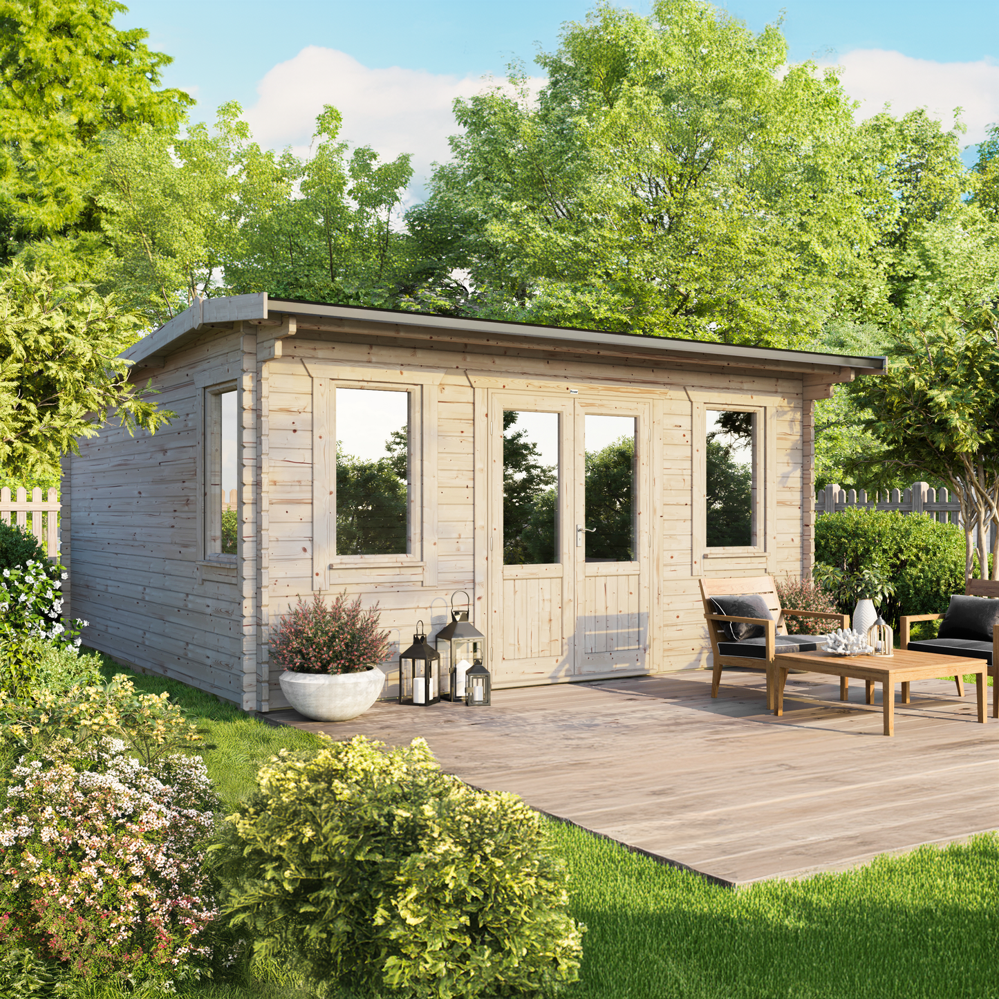 Apex Classic Log Cabin - 44mm