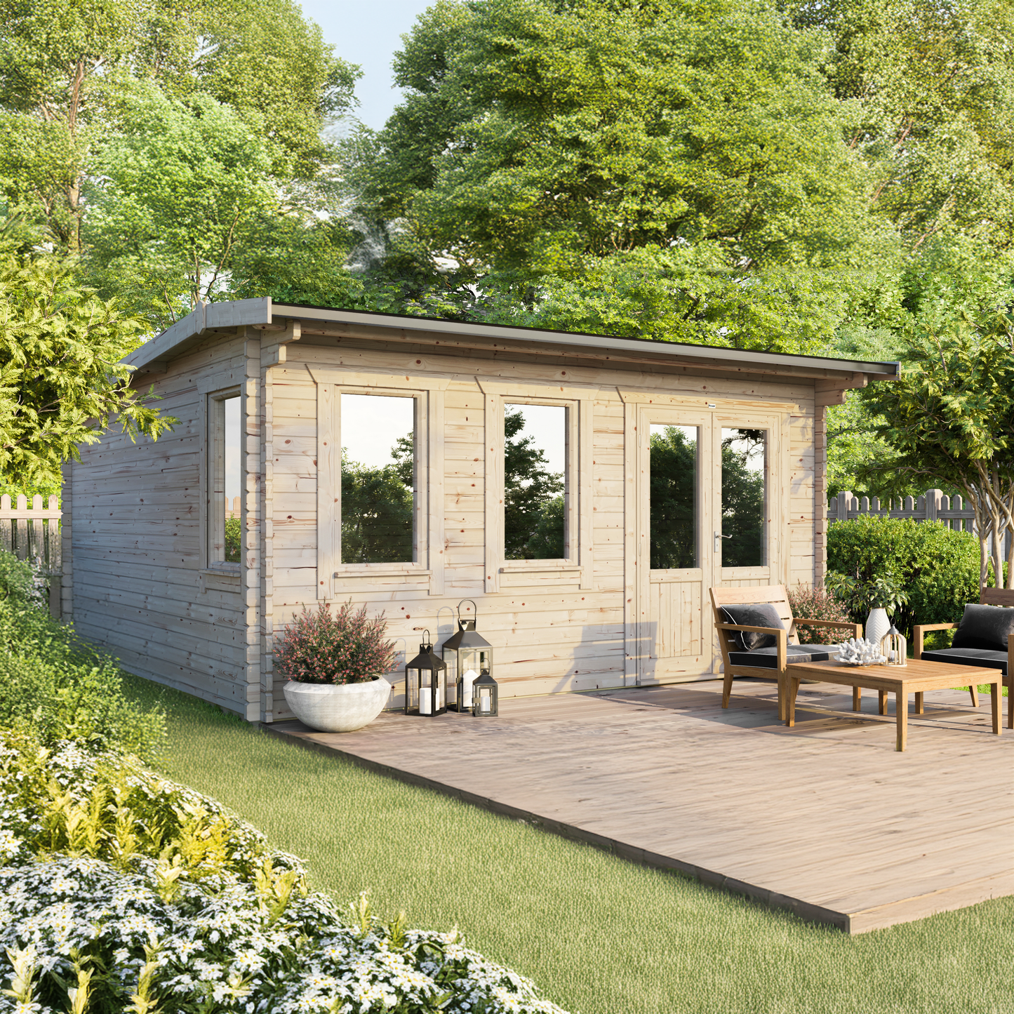 Apex Classic Log Cabin - 44mm