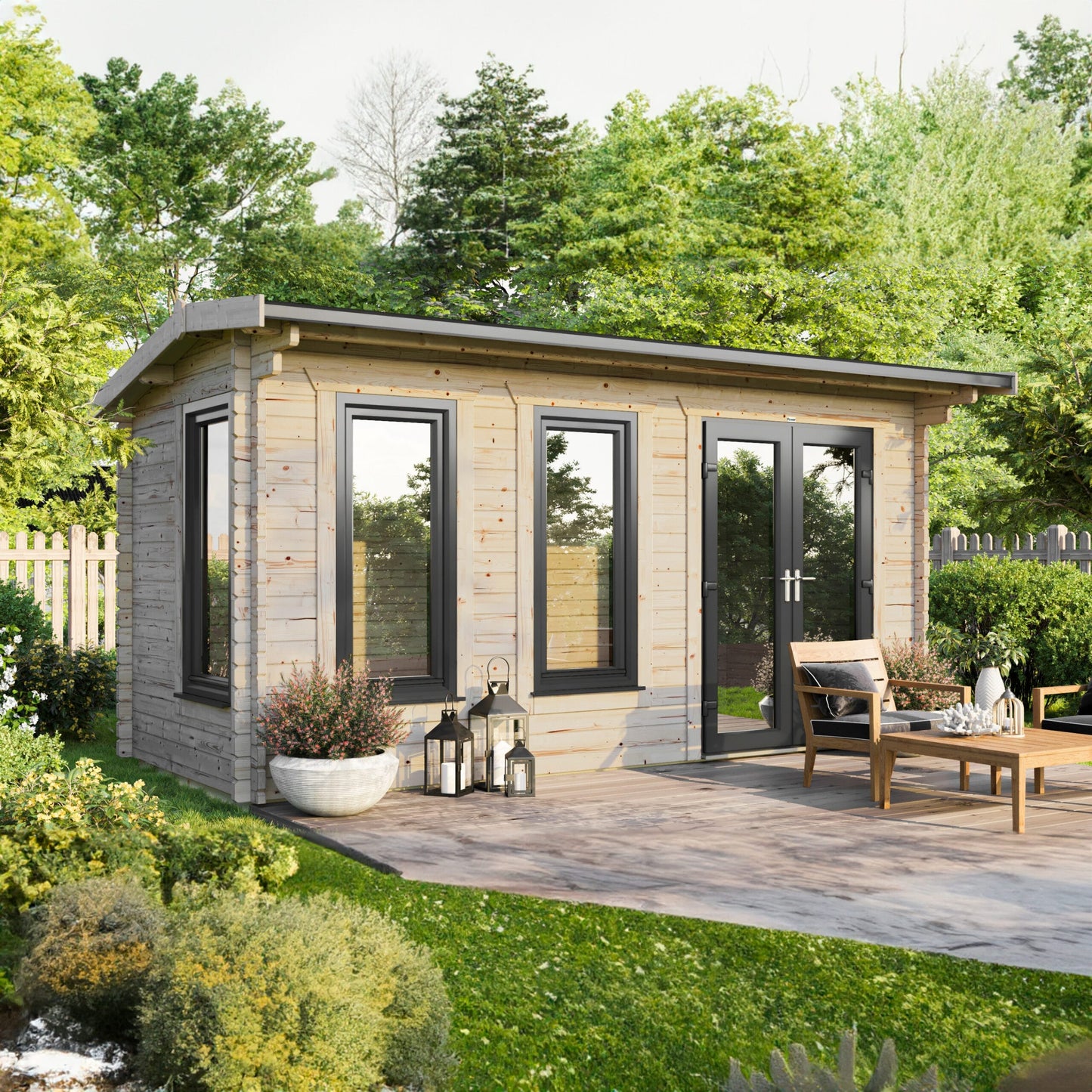 Apex Log Cabin - 44mm