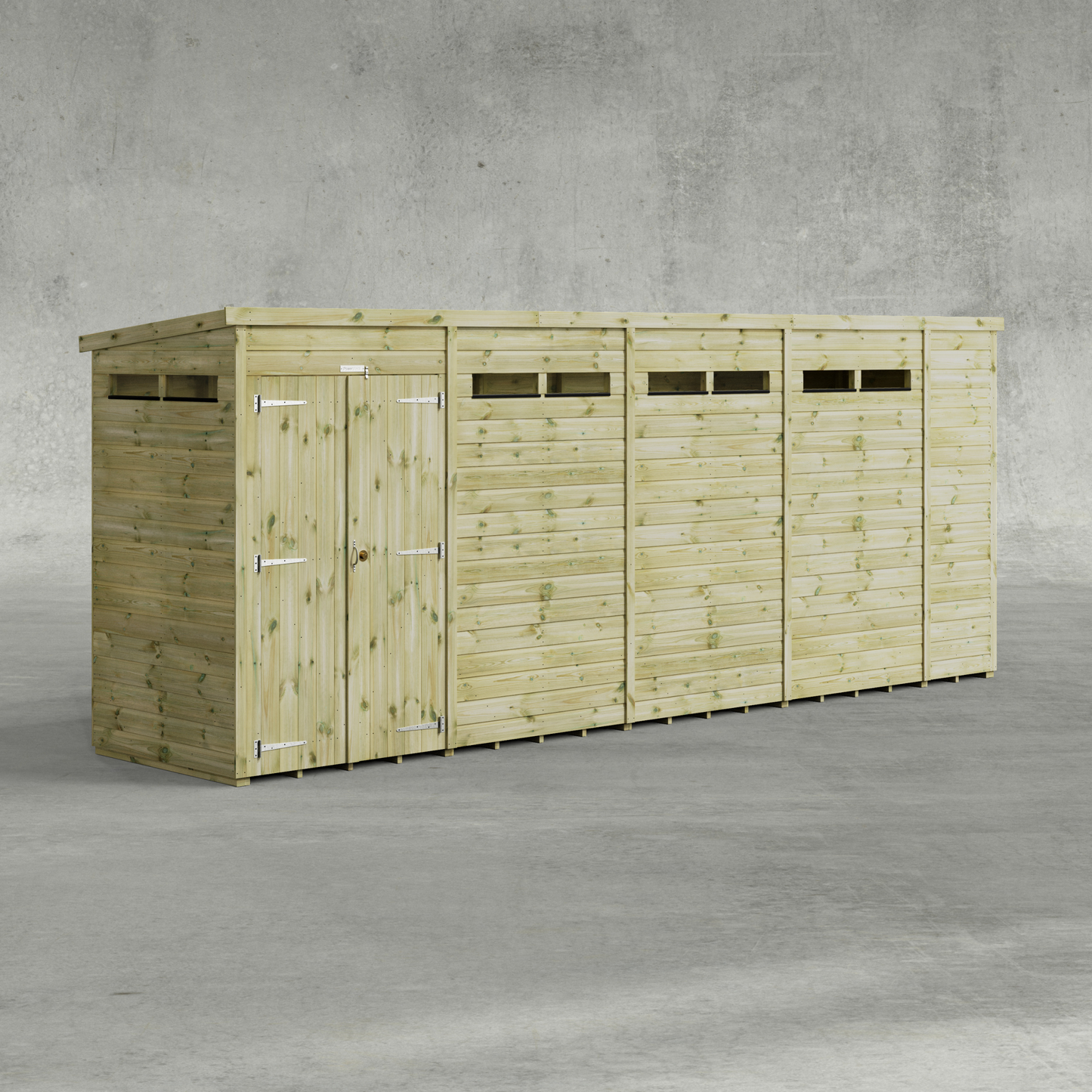 Premium Pent Security Shed