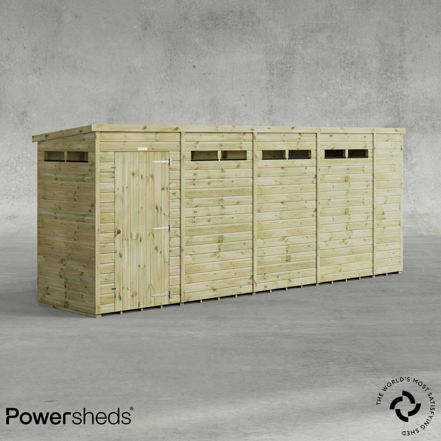 Premium Pent Security Shed