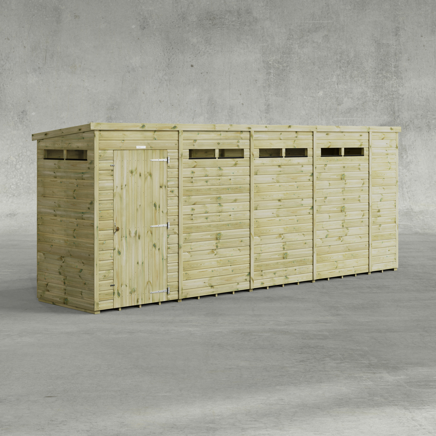 Premium Pent Security Shed