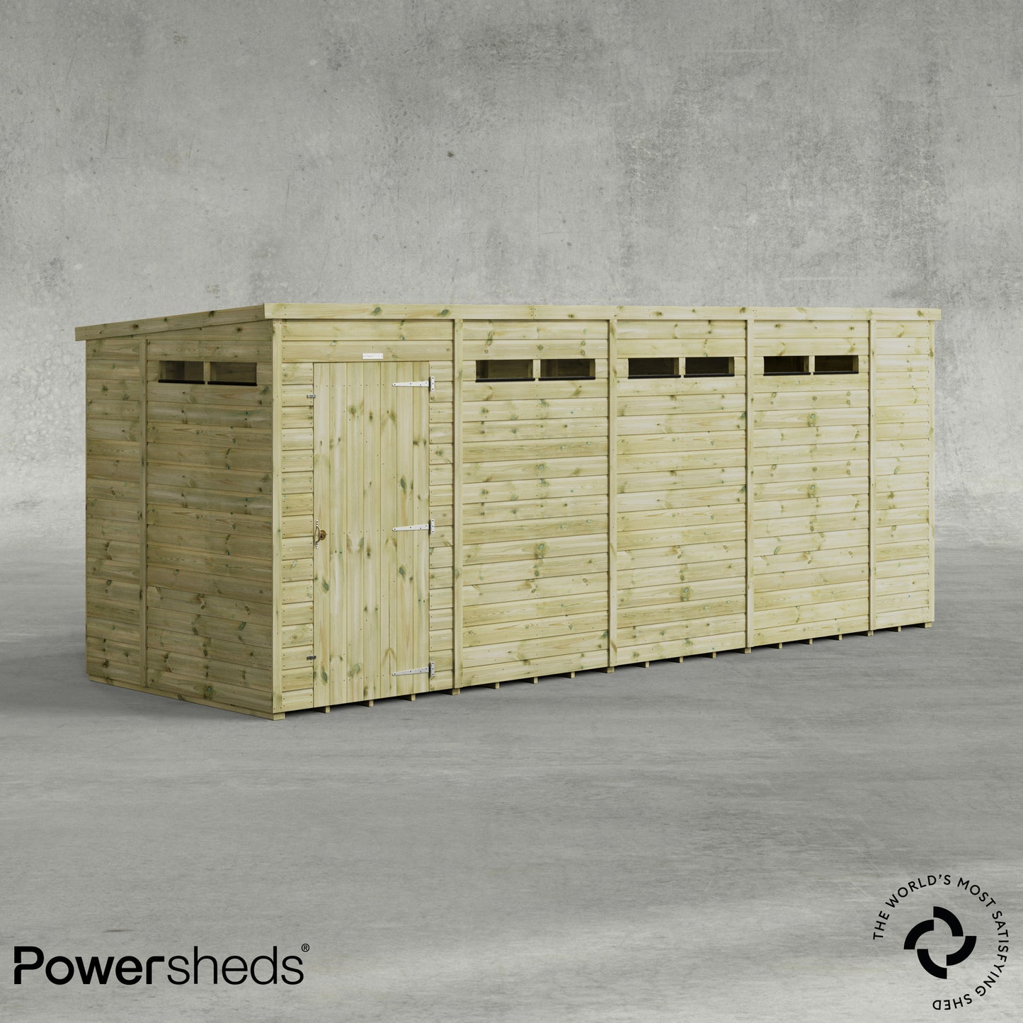Premium Pent Security Shed