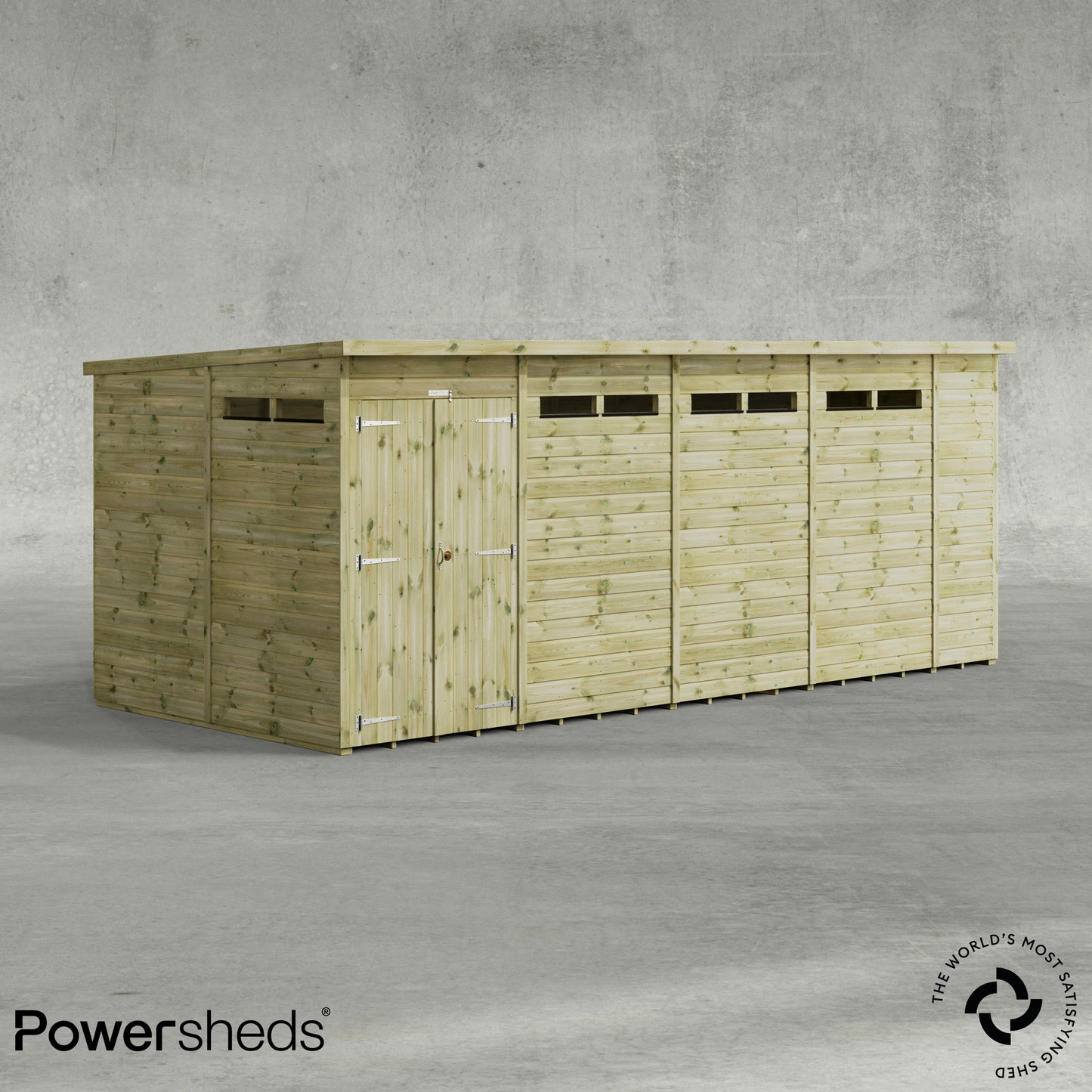 Premium Pent Security Shed