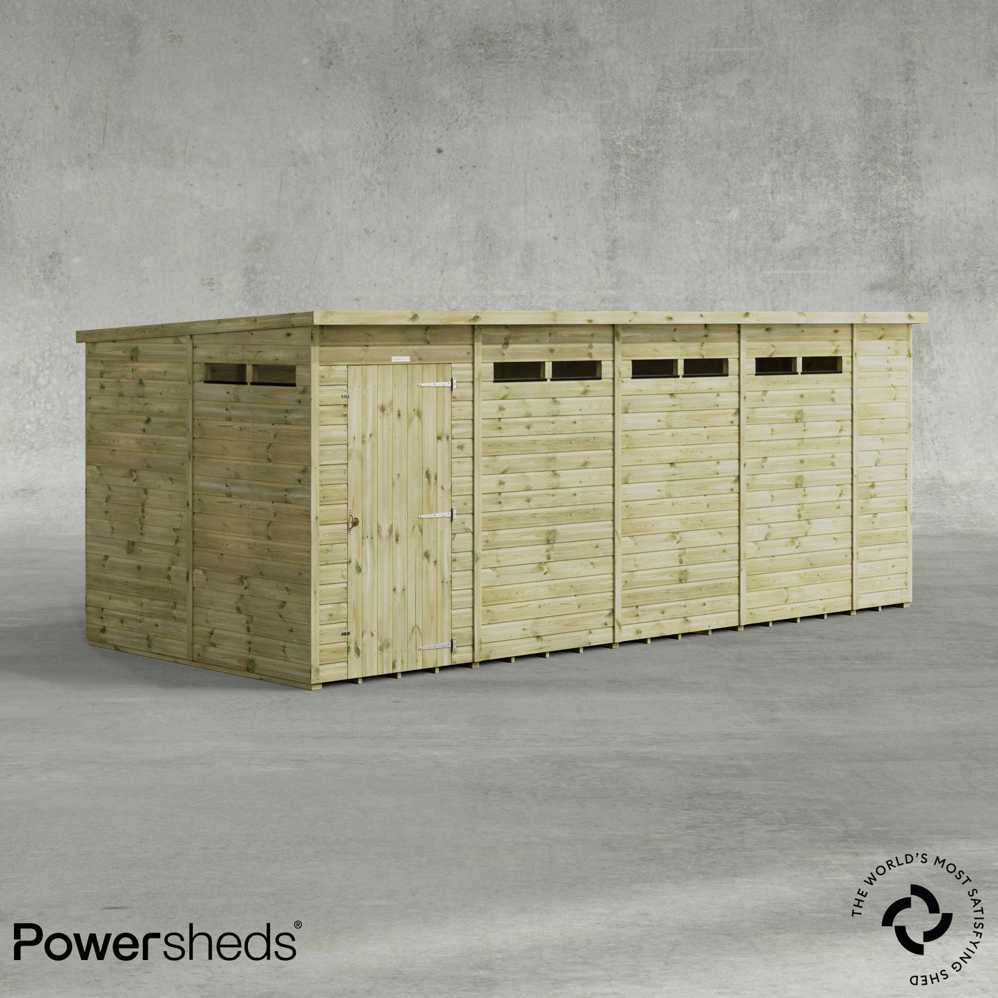 Premium Pent Security Shed
