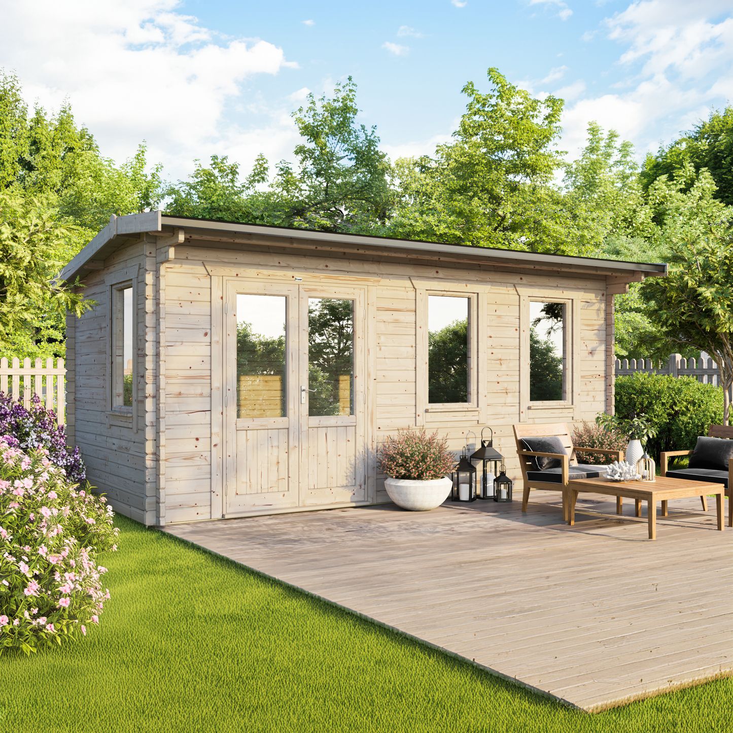 Apex Classic Log Cabin - 44mm