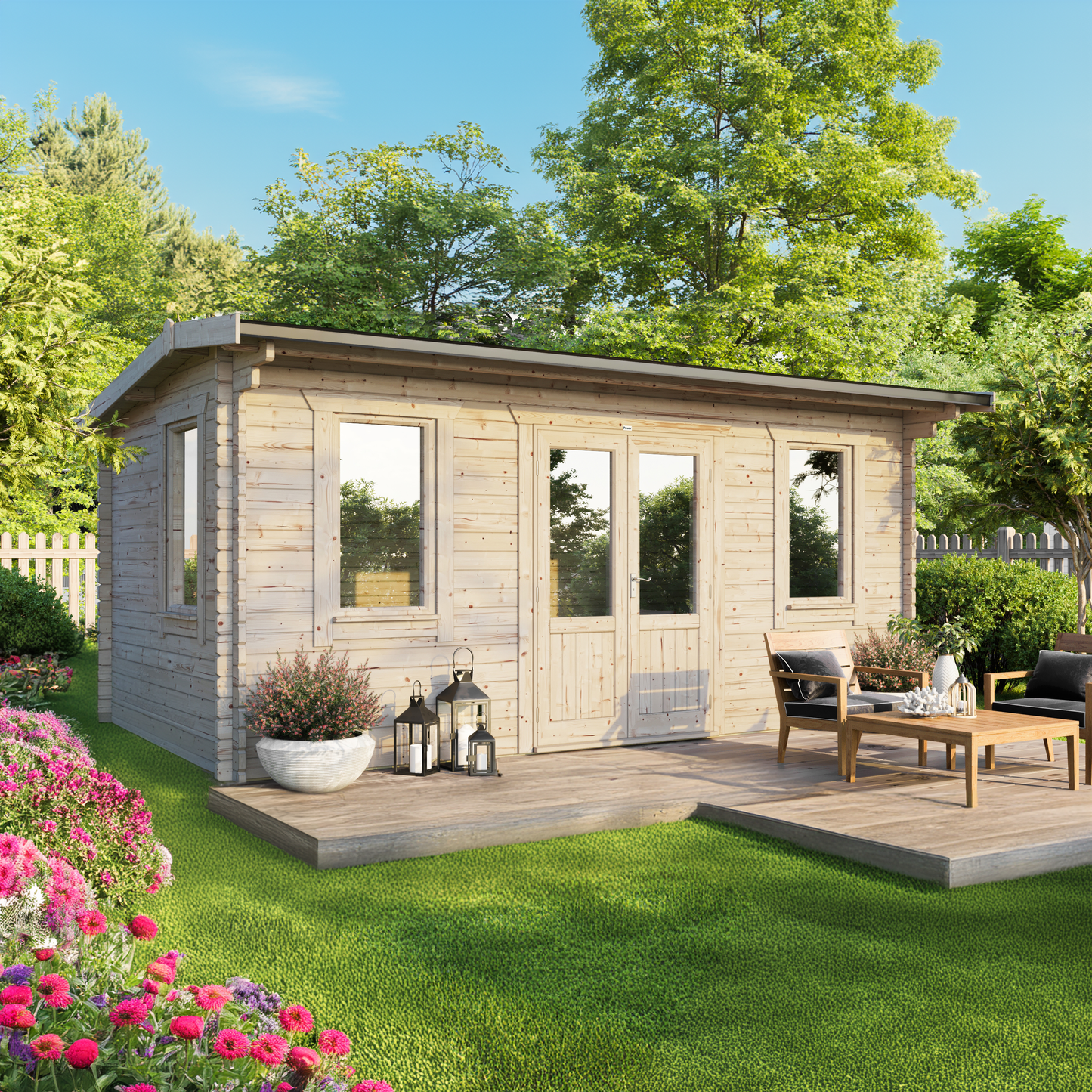 Apex Classic Log Cabin - 44mm