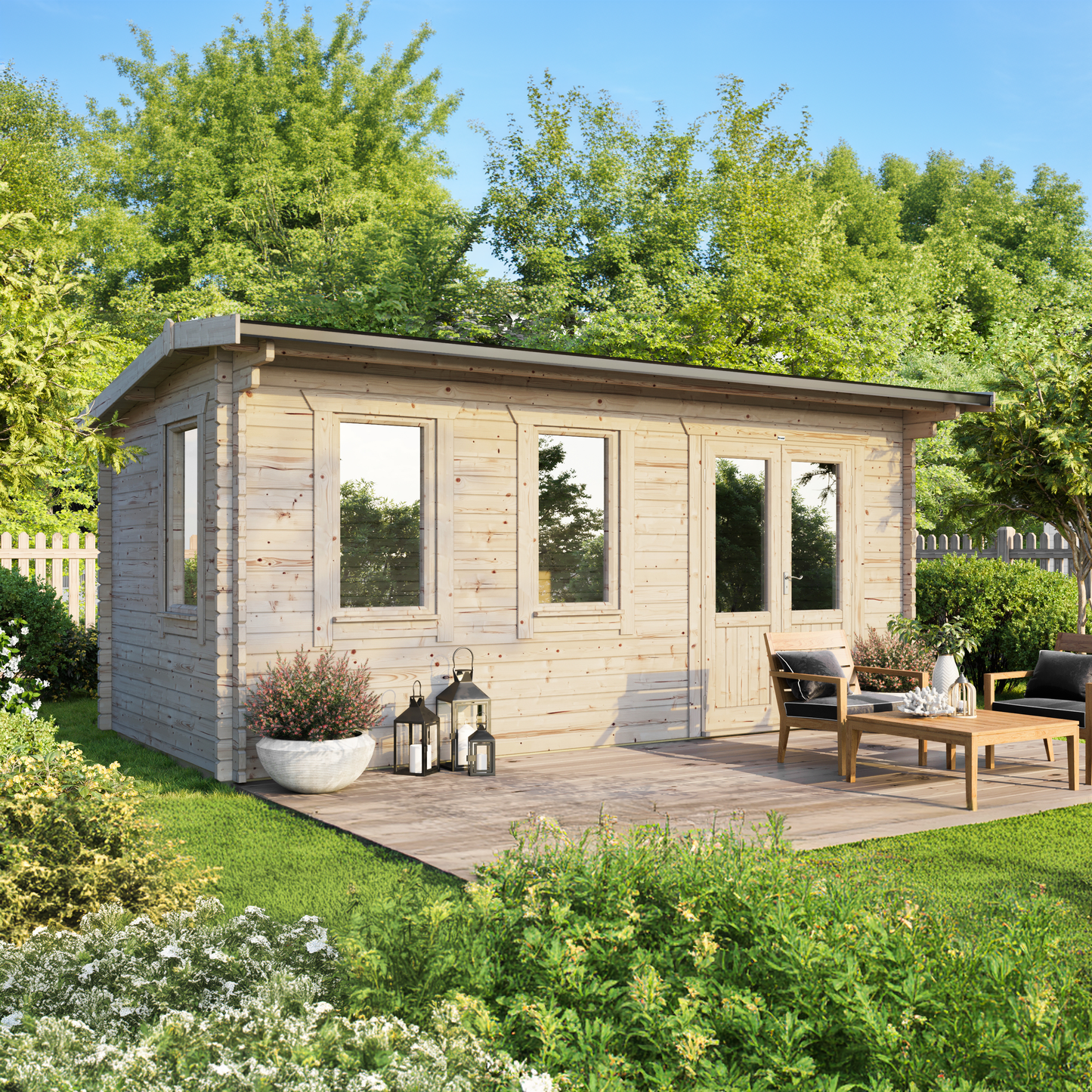 Apex Classic Log Cabin - 44mm