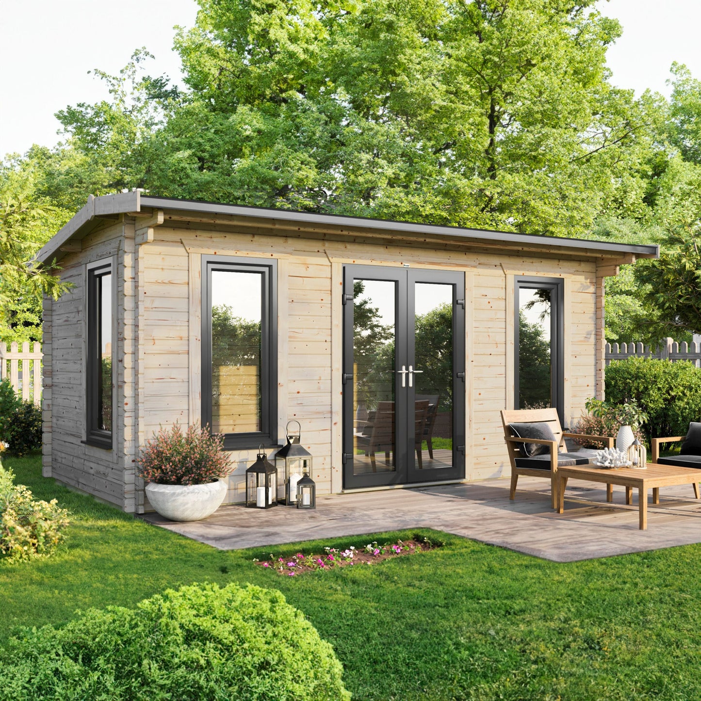 Apex Log Cabin - 44mm