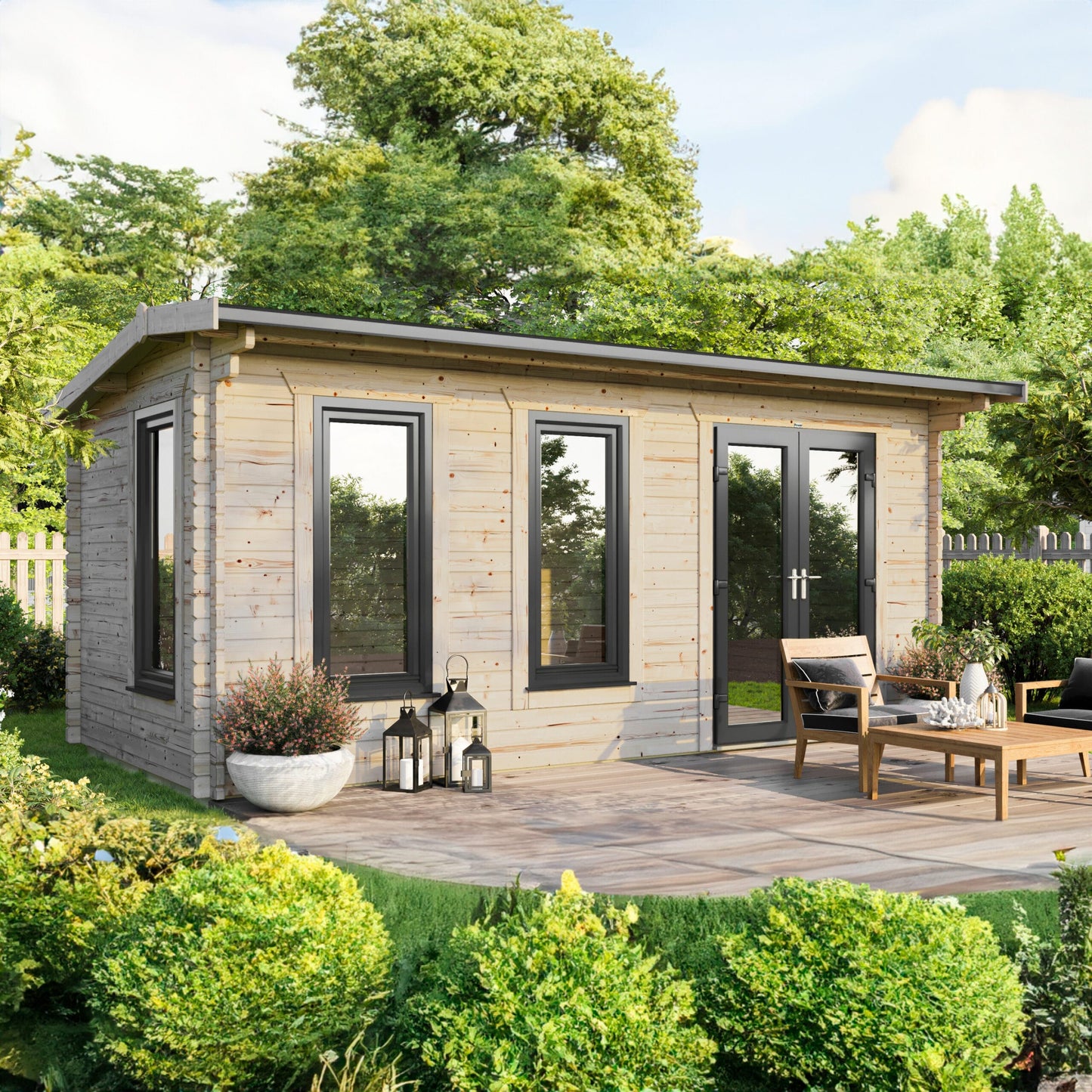 Apex Log Cabin - 44mm