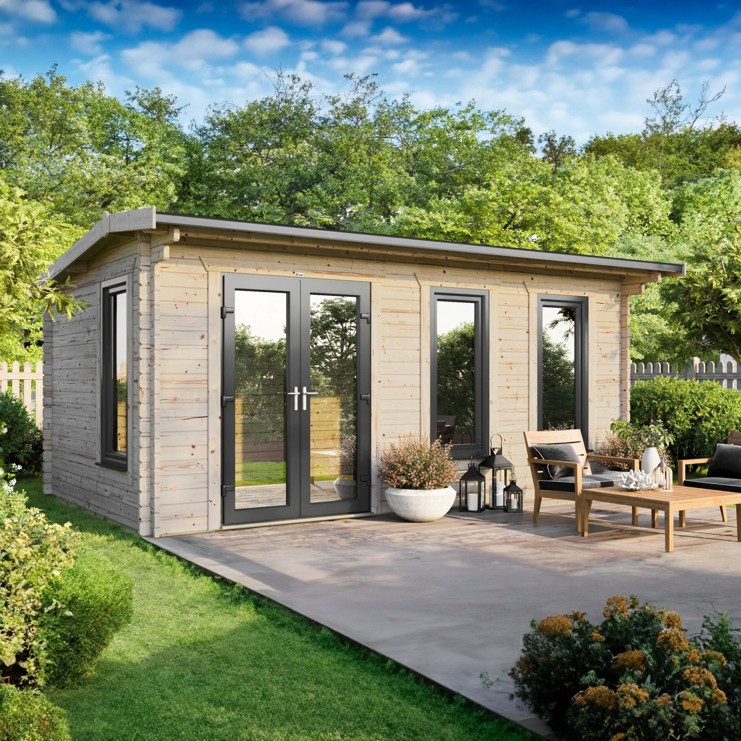 Apex Log Cabin - 44mm
