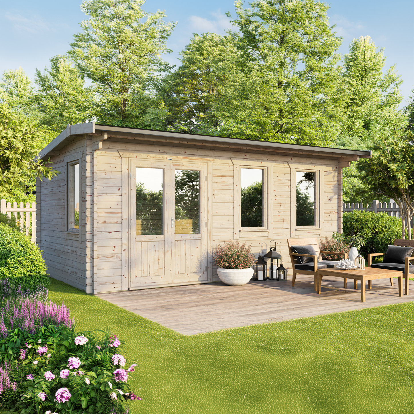 Apex Classic Log Cabin - 44mm