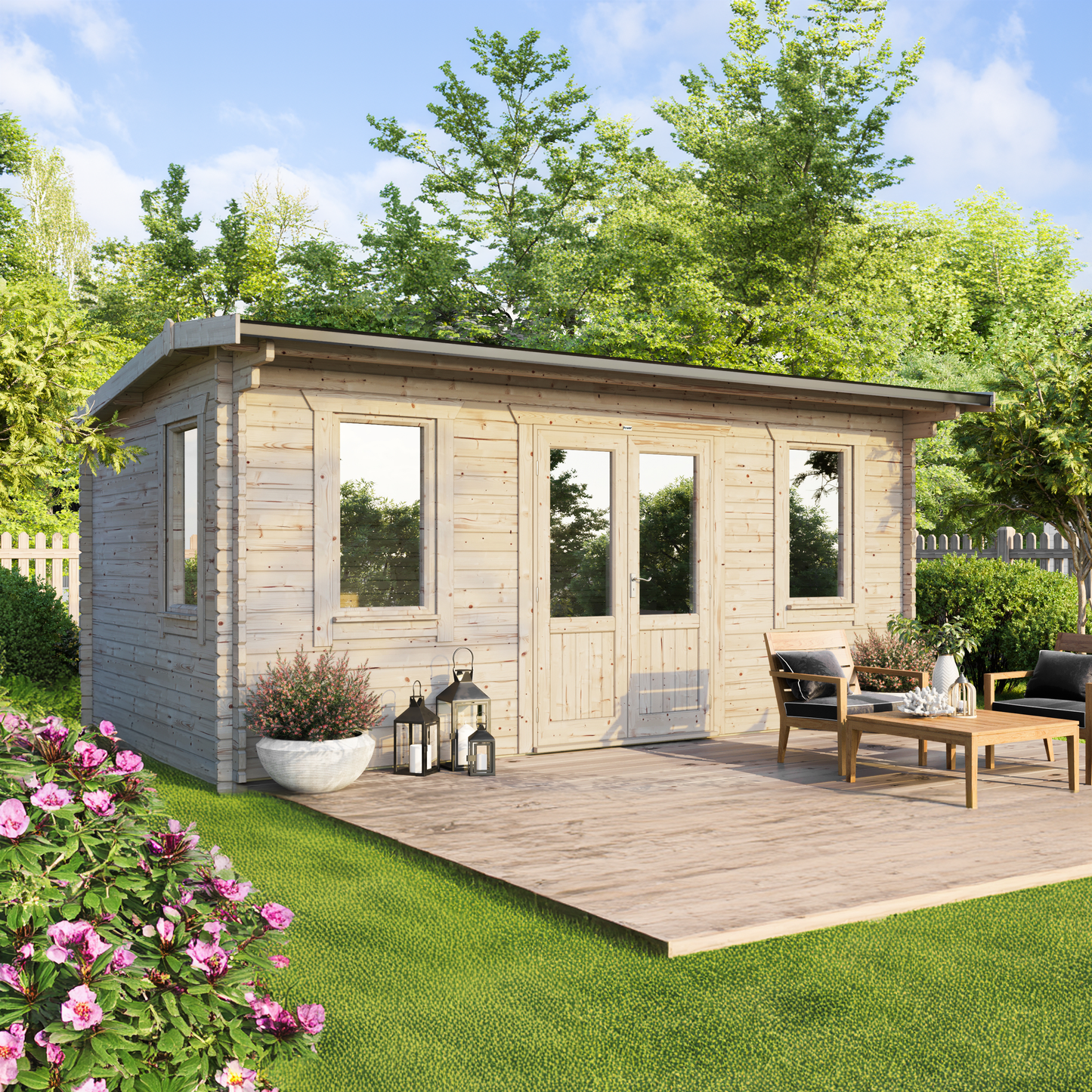 Apex Classic Log Cabin - 44mm