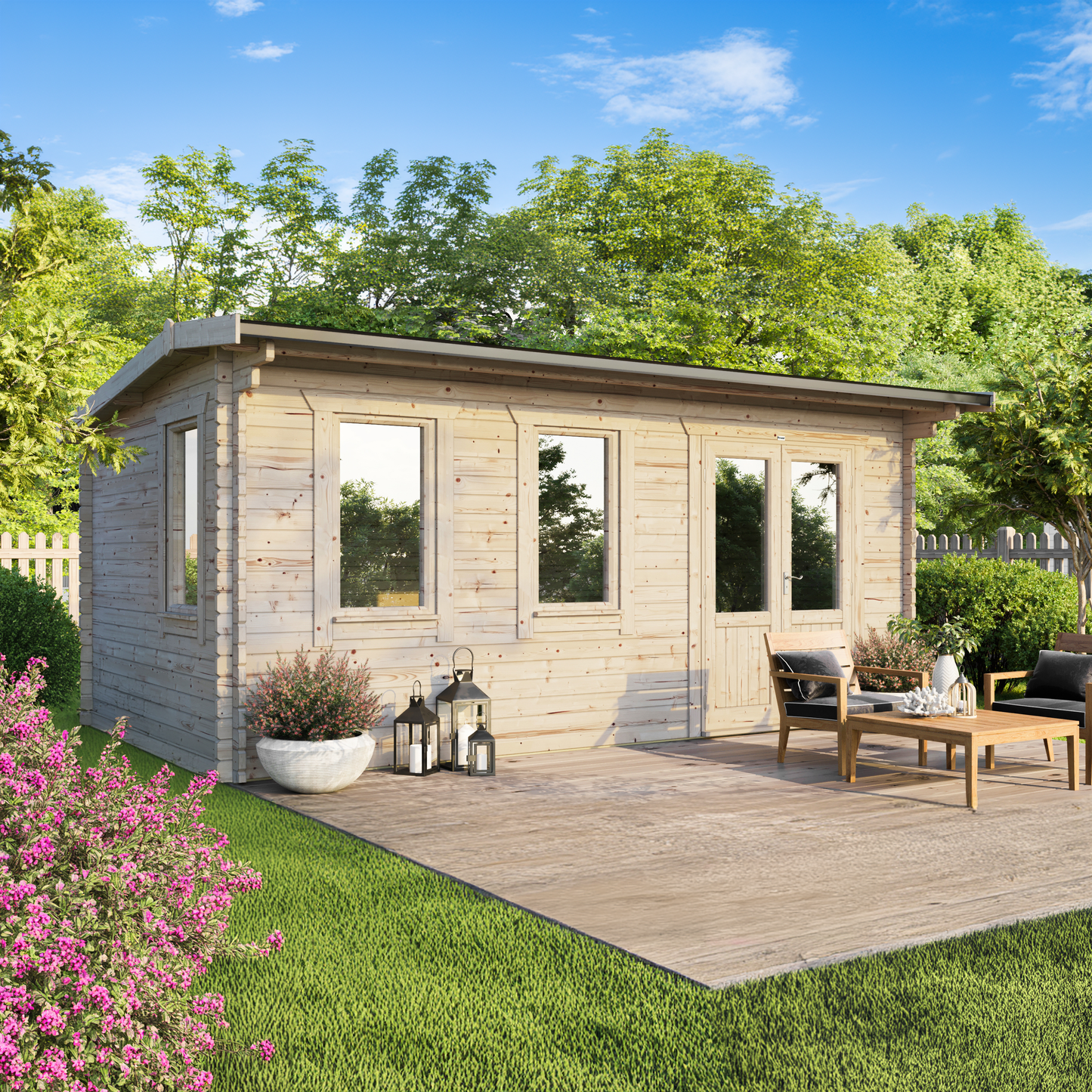 Apex Classic Log Cabin - 44mm