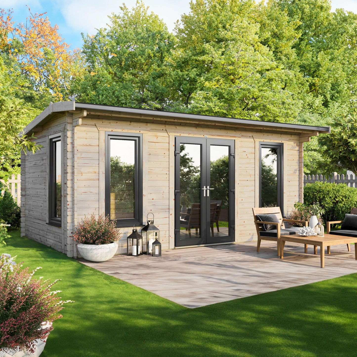 Apex Log Cabin - 44mm