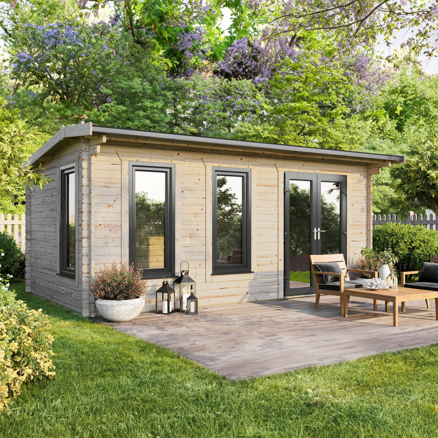 Apex Log Cabin - 44mm